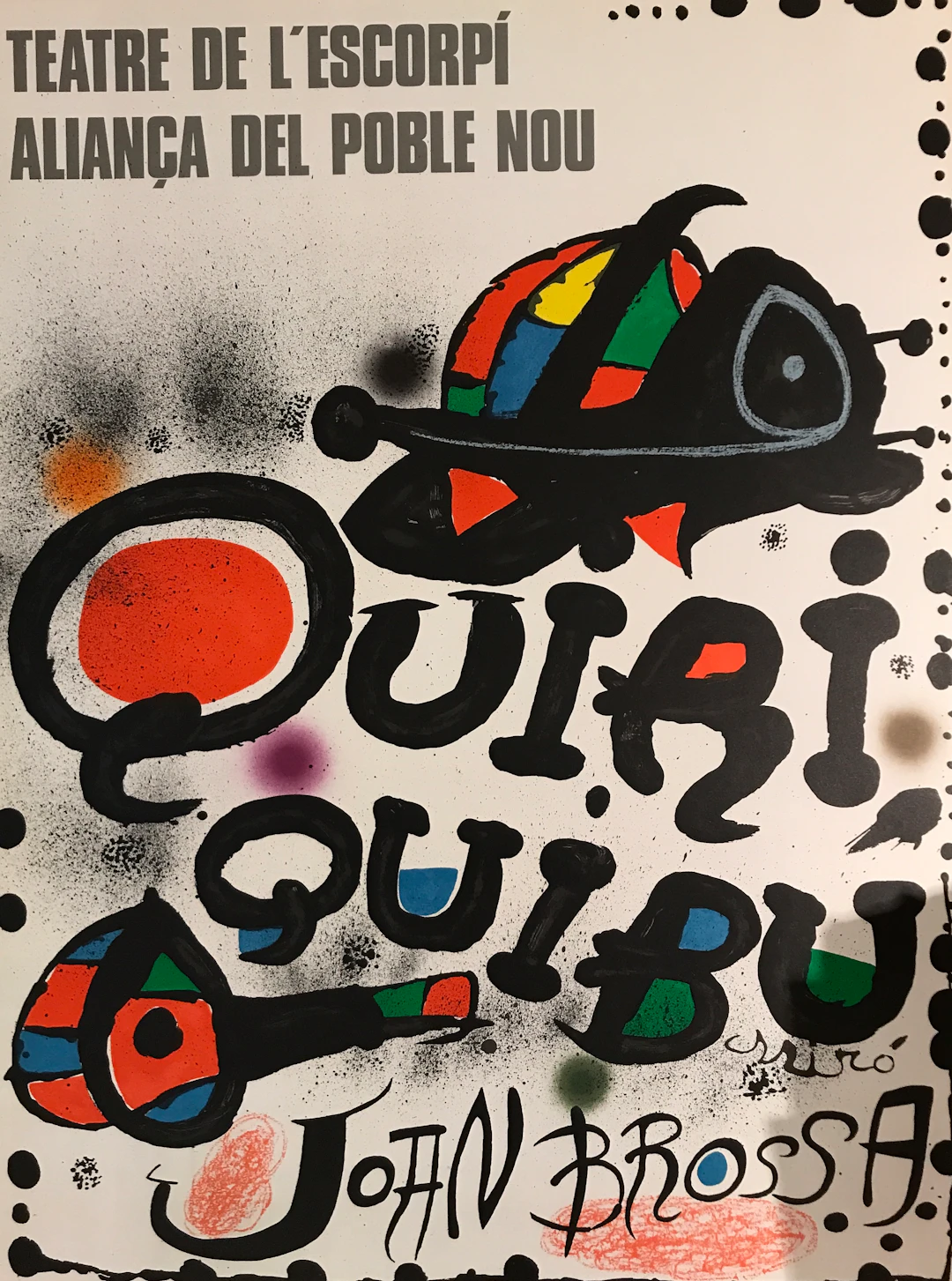 Joan MIRO - Quiriquibu, 1976 - Affiche lithographique