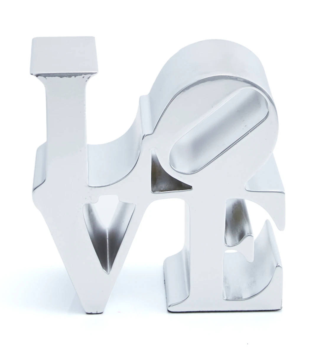 Robert INDIANA (d’après) - Love Silver, 2018 - Sculpture