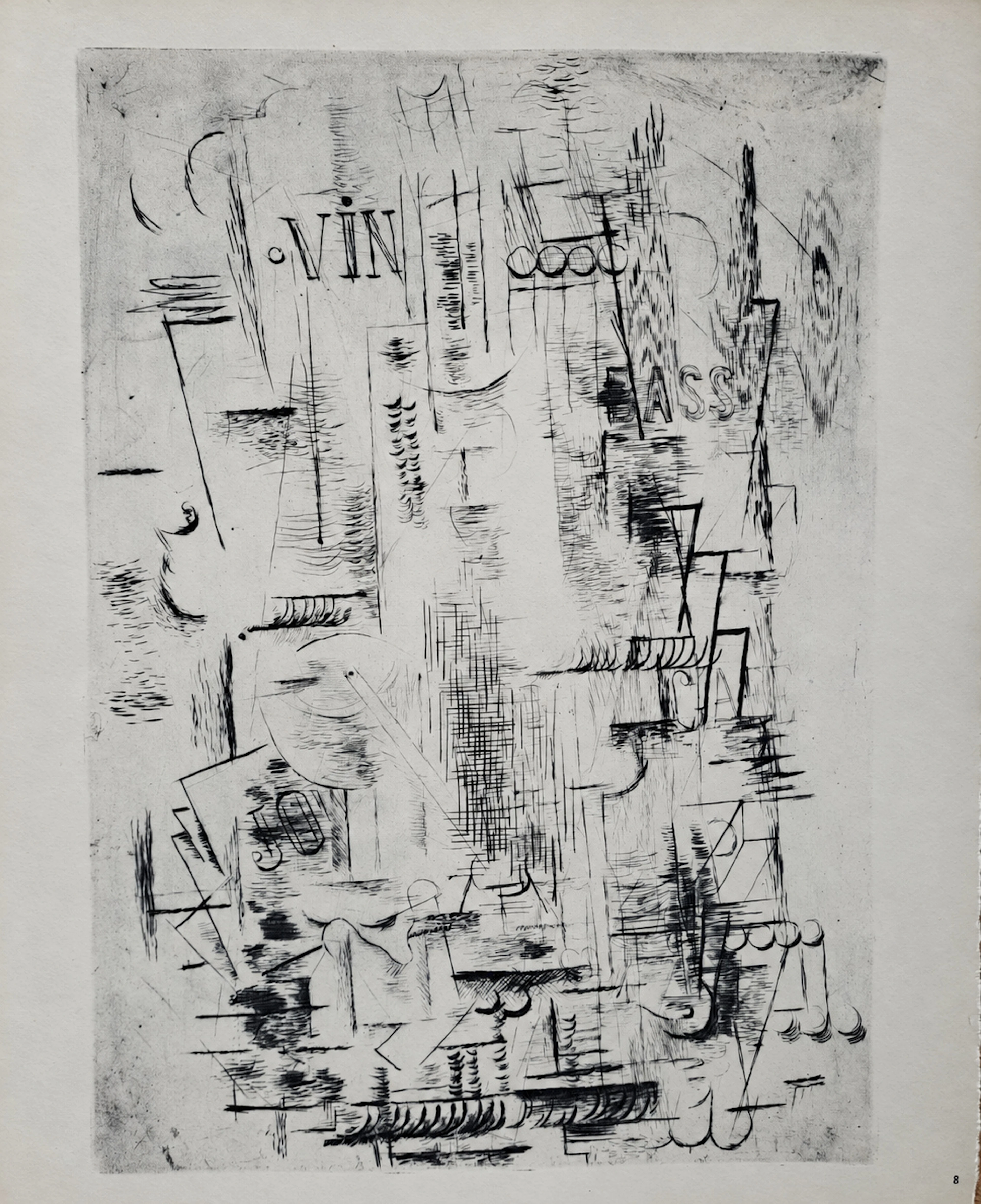 Georges Braque (d’après) - Bass - Héliogravure