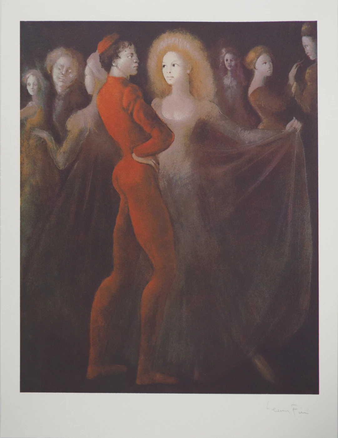 Léonor FINI : Le bal, Sérigraphie originale signée