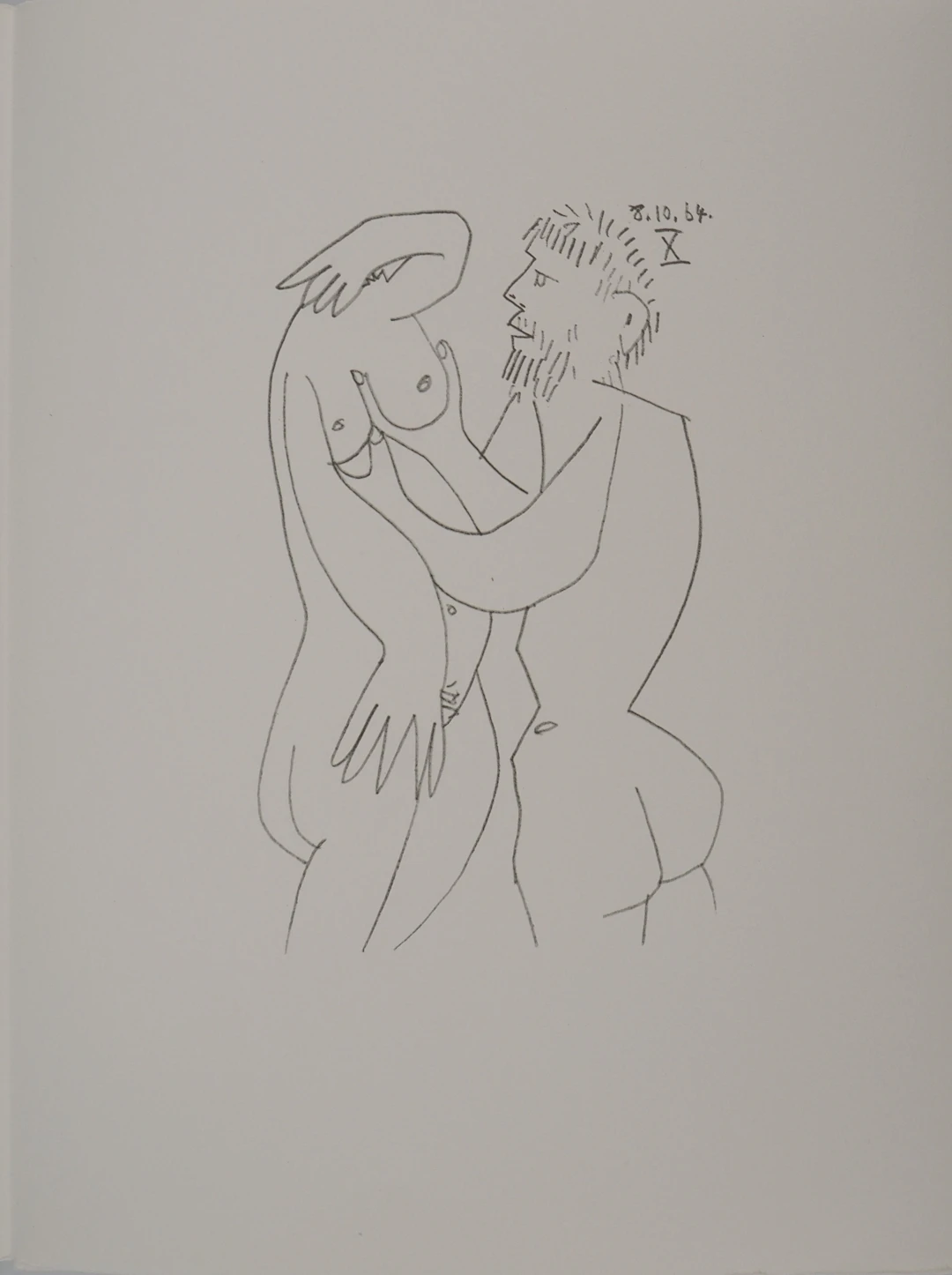 Pablo PICASSO : Le Goût du Bonheur, Le désir, Lithographie