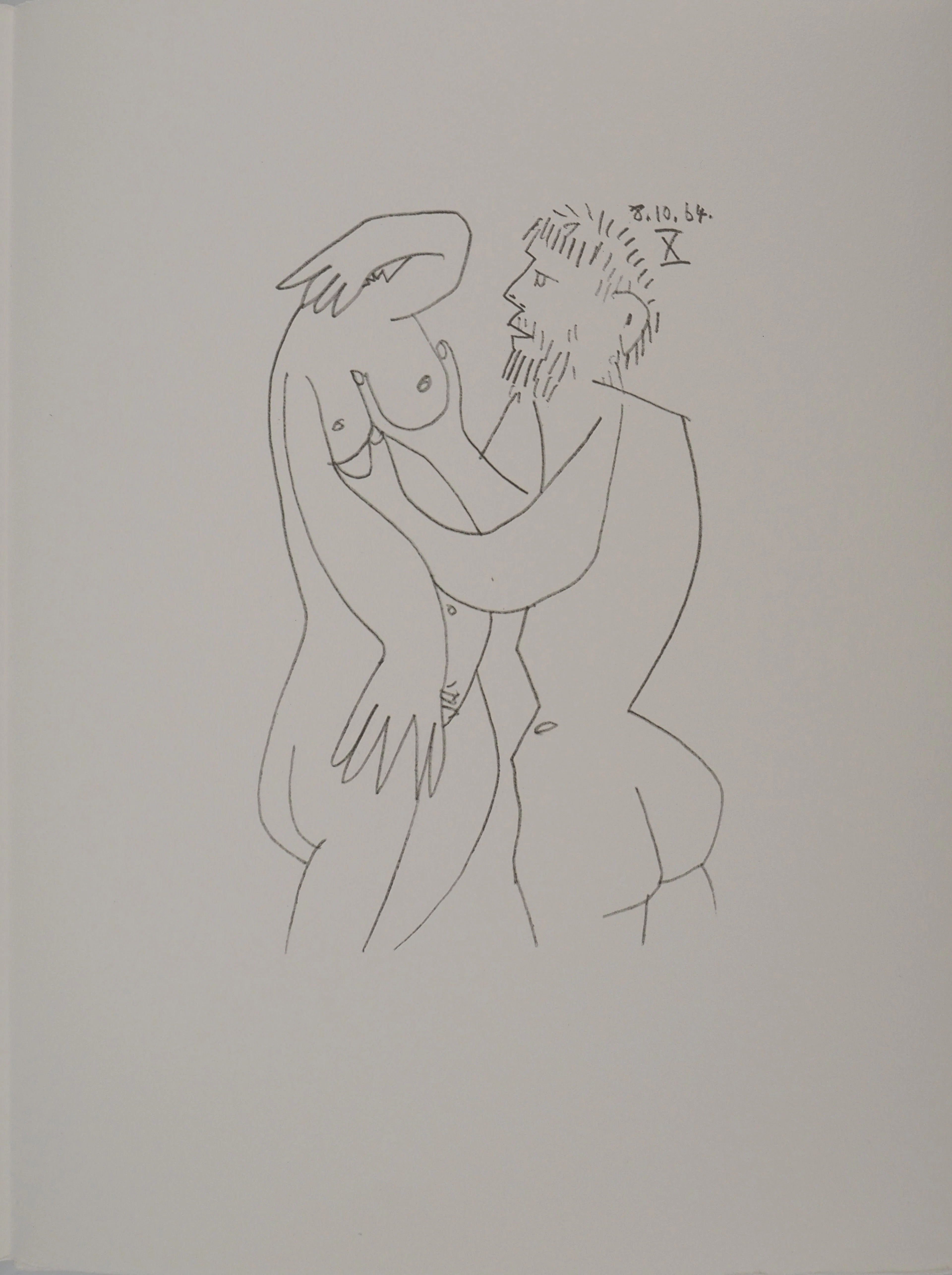 Pablo PICASSO : Le Goût du Bonheur, Le désir, Lithographie