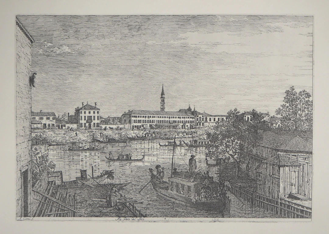 Giovanni Antonio CANAL (d’après) - Vue de Grand Canal à Venise, 1975