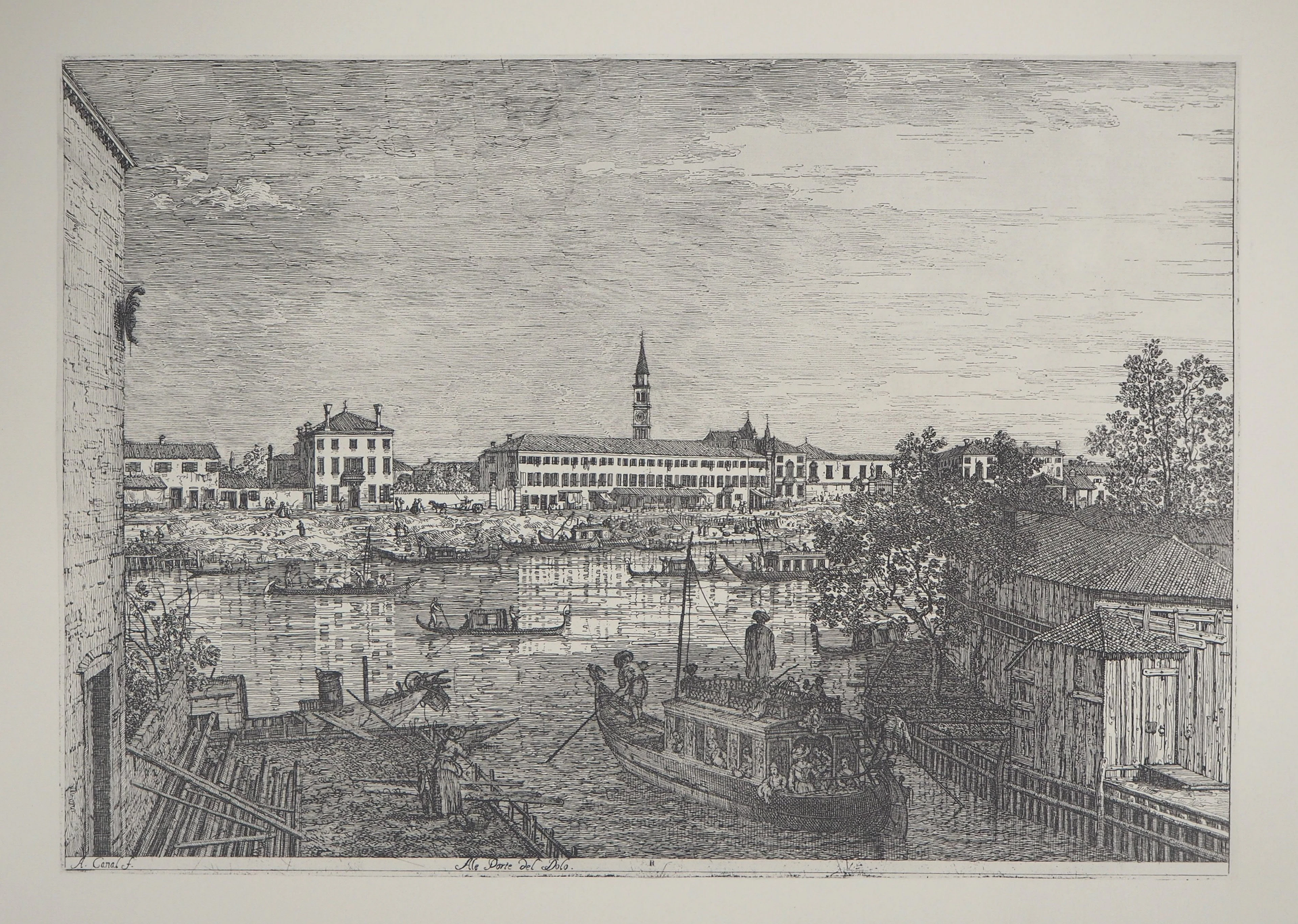Giovanni Antonio CANAL (d’après) - Vue de Grand Canal à Venise, 1975