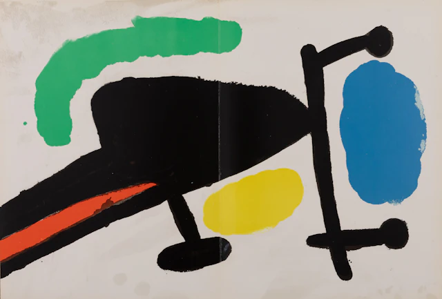 Joan MIRO (1893-1983) - Tapis de Tarragona II - Lithographie originale