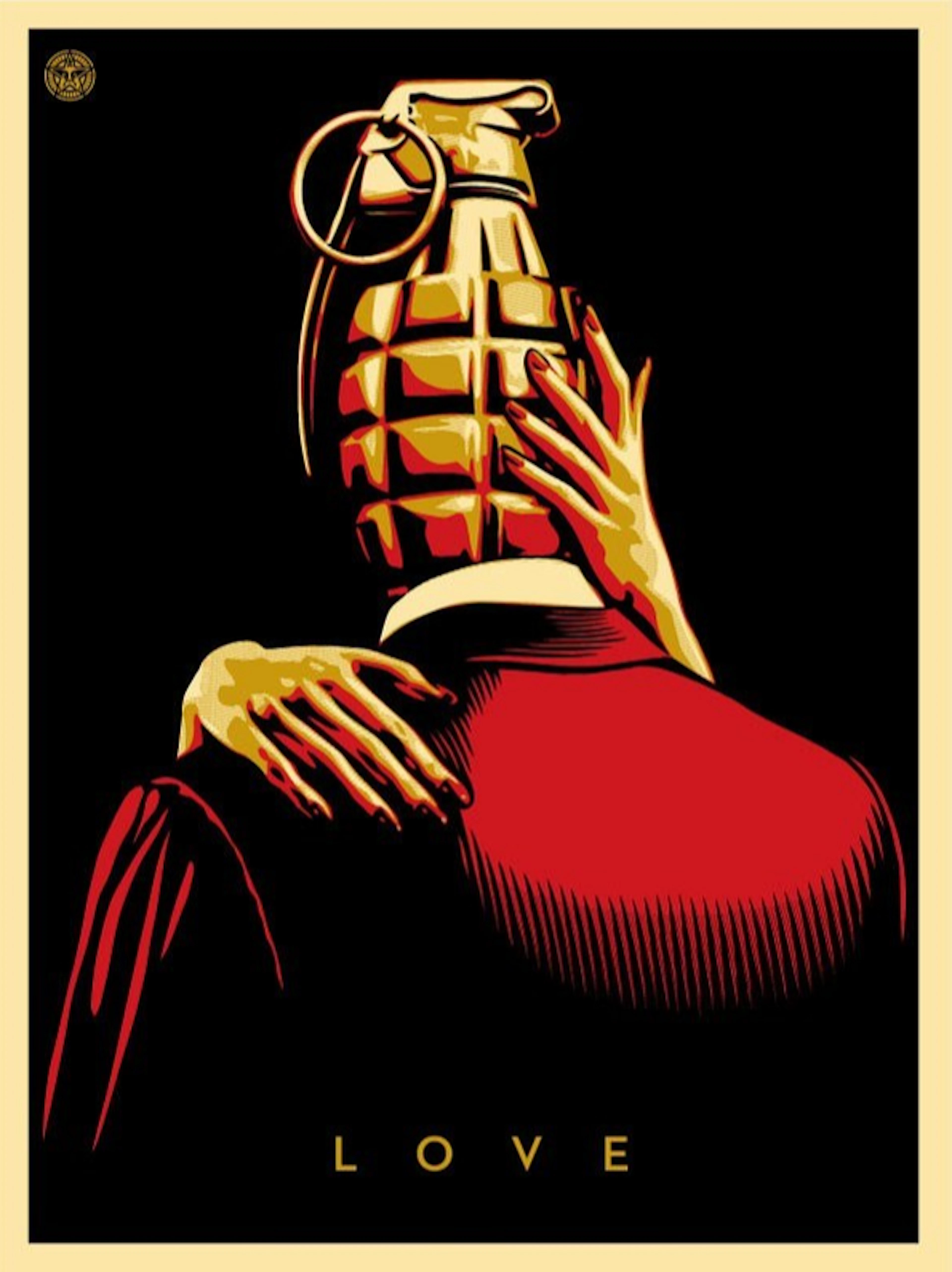 Shepard Fairey (Obey) - Love Is The Drug (Red), 2012