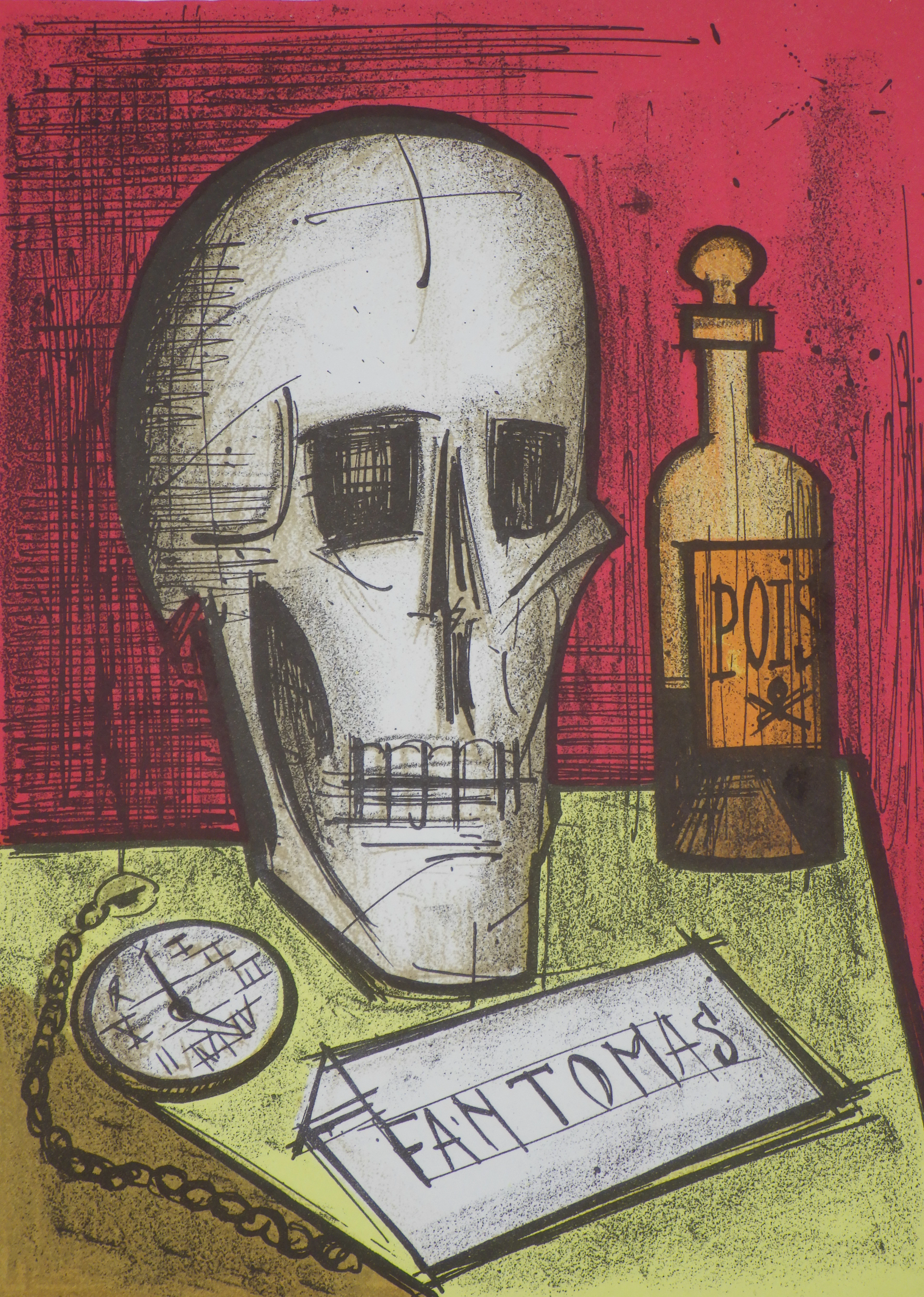 Bernard BUFFET : Le poison, Lithographie originale