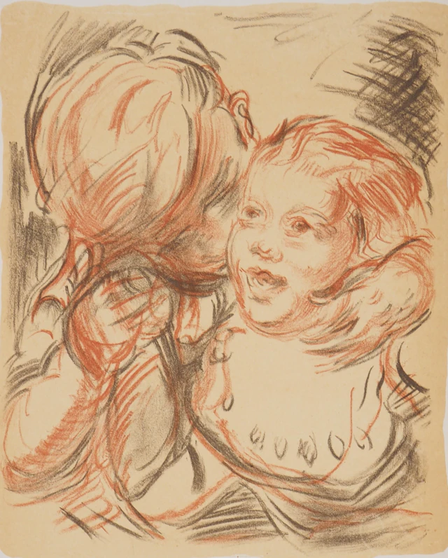 Emile Othon FRIESZ - Frère et sœur, 1949 - Lithographie originale