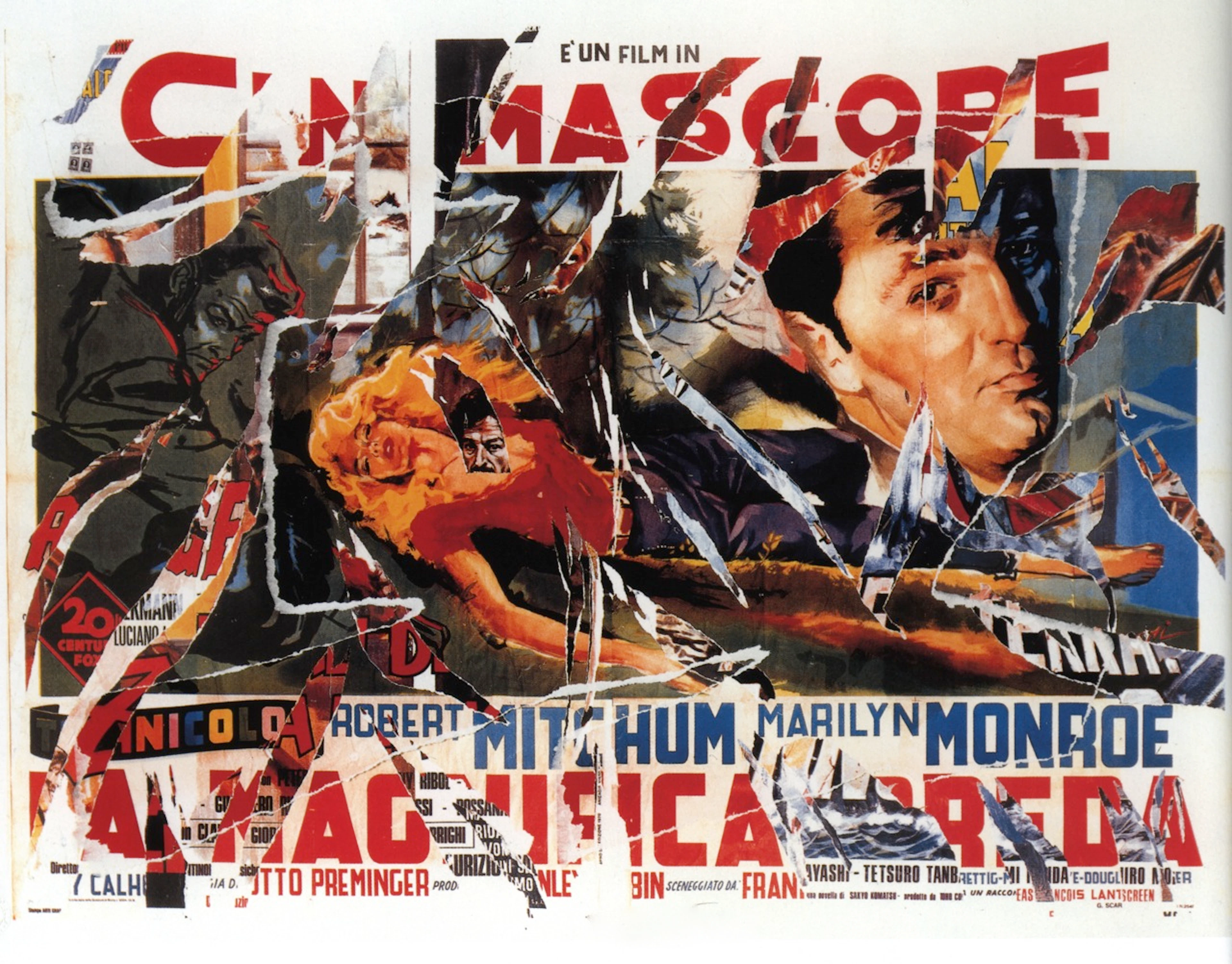 Mimmo ROTELLA - Rivière sans retour - Seridécollage