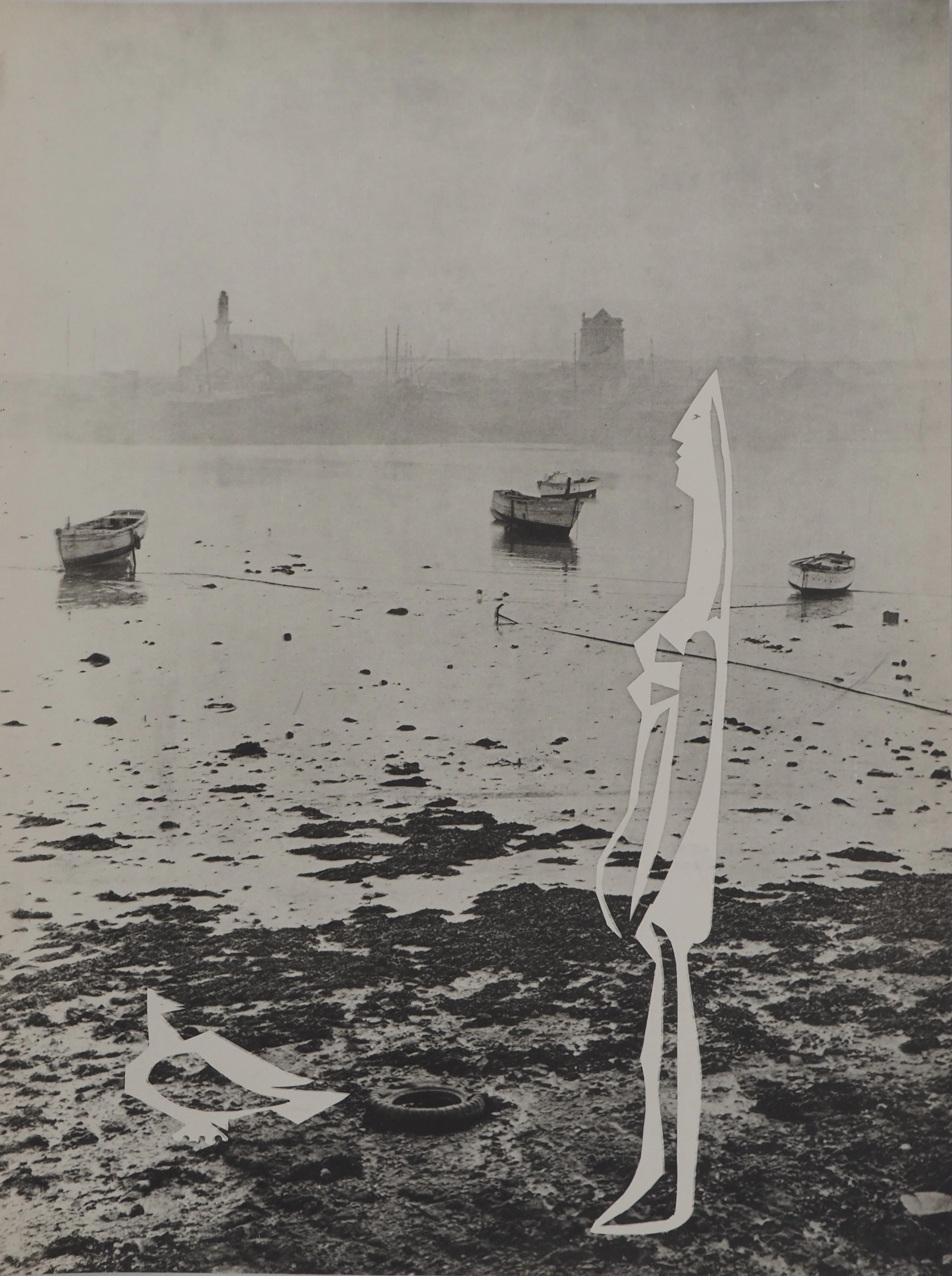 Pablo PICASSO : Diurnes, La femme au bord de la mer, Phototypie originale