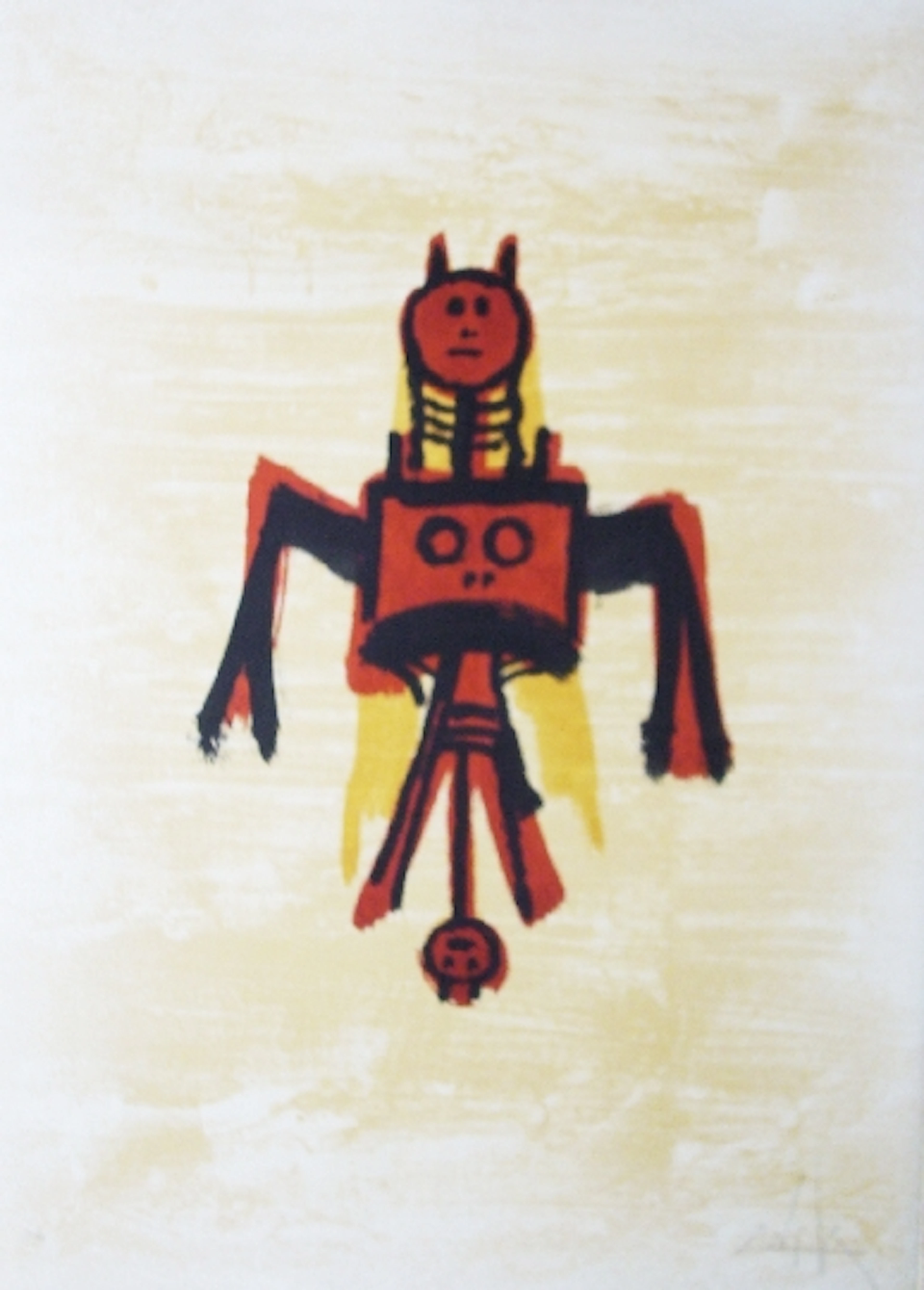 Wifredo LAM - El ultimo viaje del buque fantasma - 11, 1976 - Lithographie
