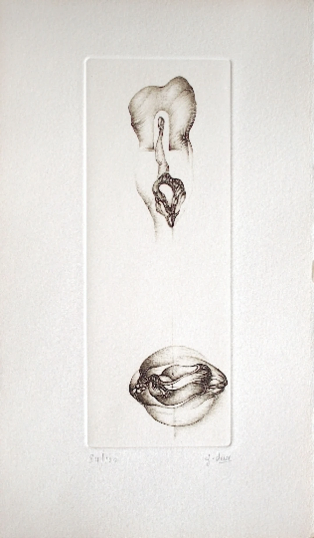 Fred DEUX - Gris 3, 1978, Gravure