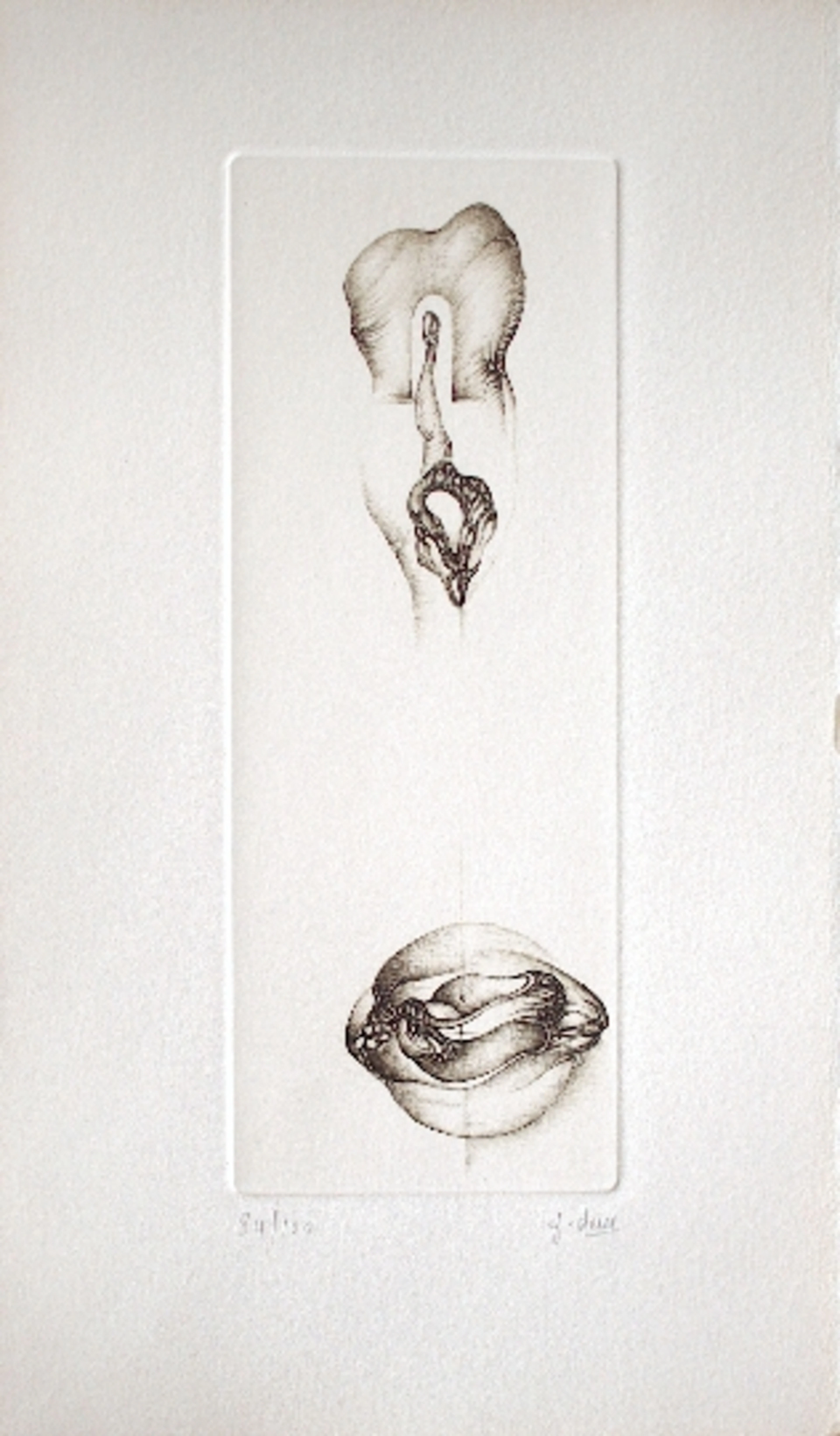 Fred DEUX - Gris 3, 1978, Gravure