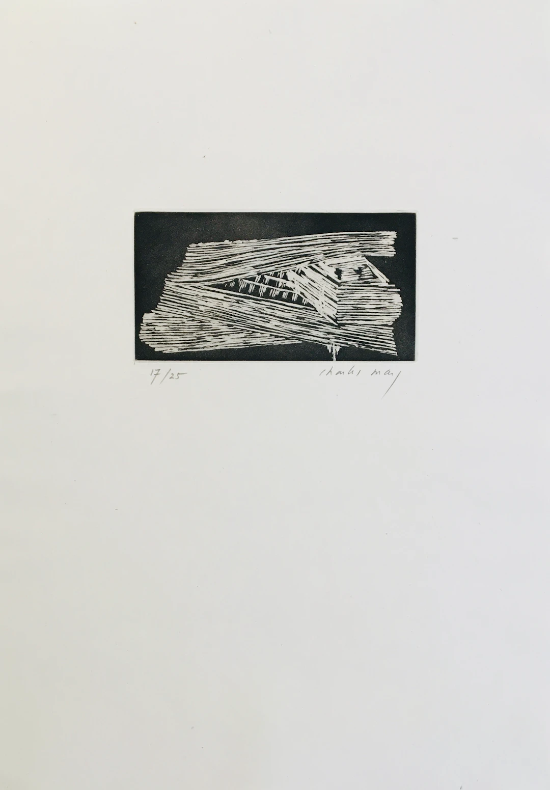 Charles MARCQ - Le livre des livres, 1972 - Aquatinte originale signée