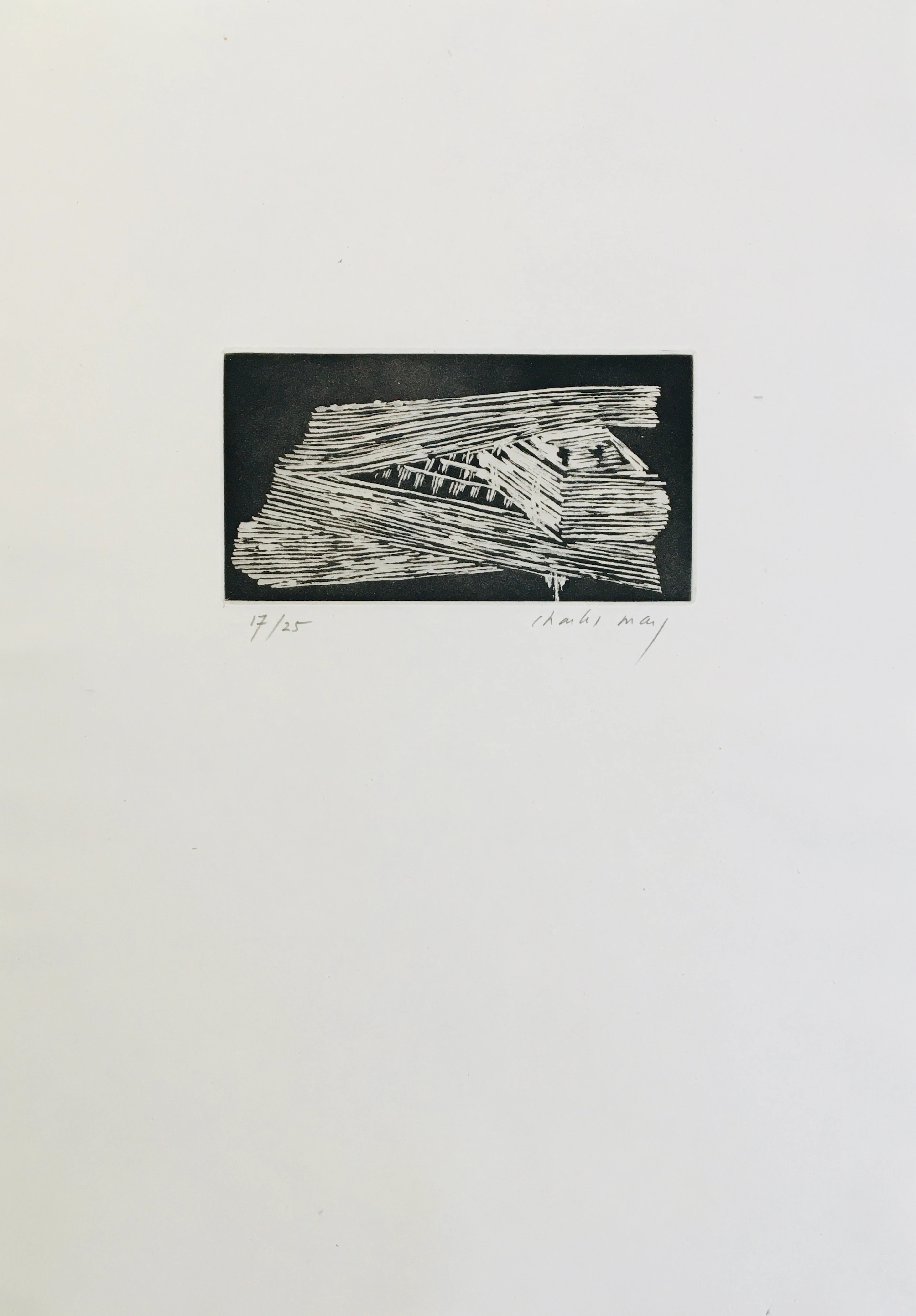 Charles MARCQ - Le livre des livres, 1972 - Aquatinte originale signée