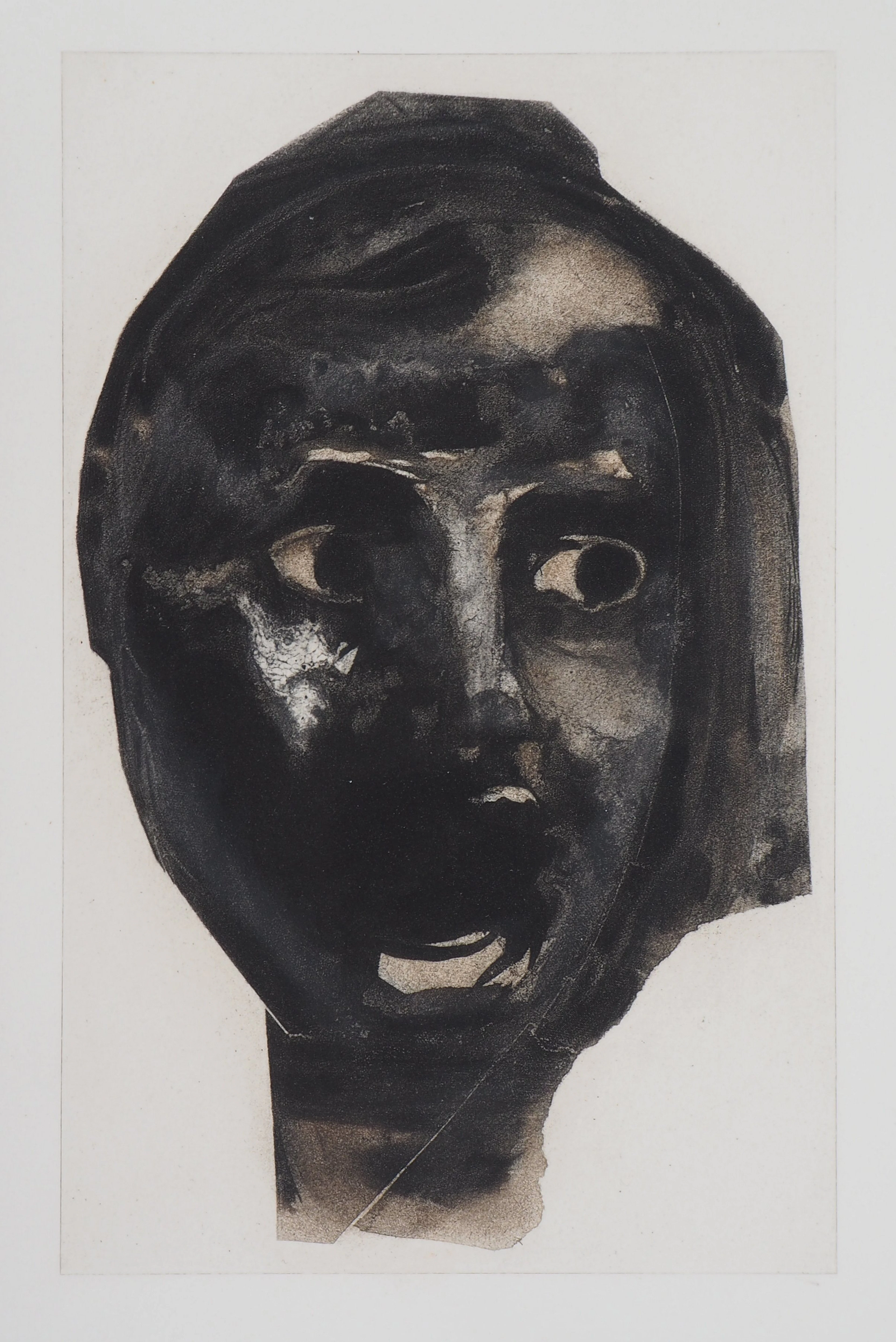 Auguste RODIN : Une des furies, Gravure