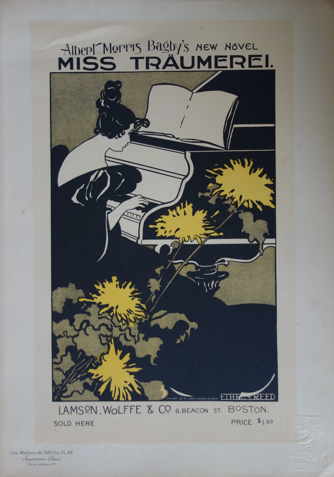 Miss Träumerei, Lithographie originale (1896-1900)