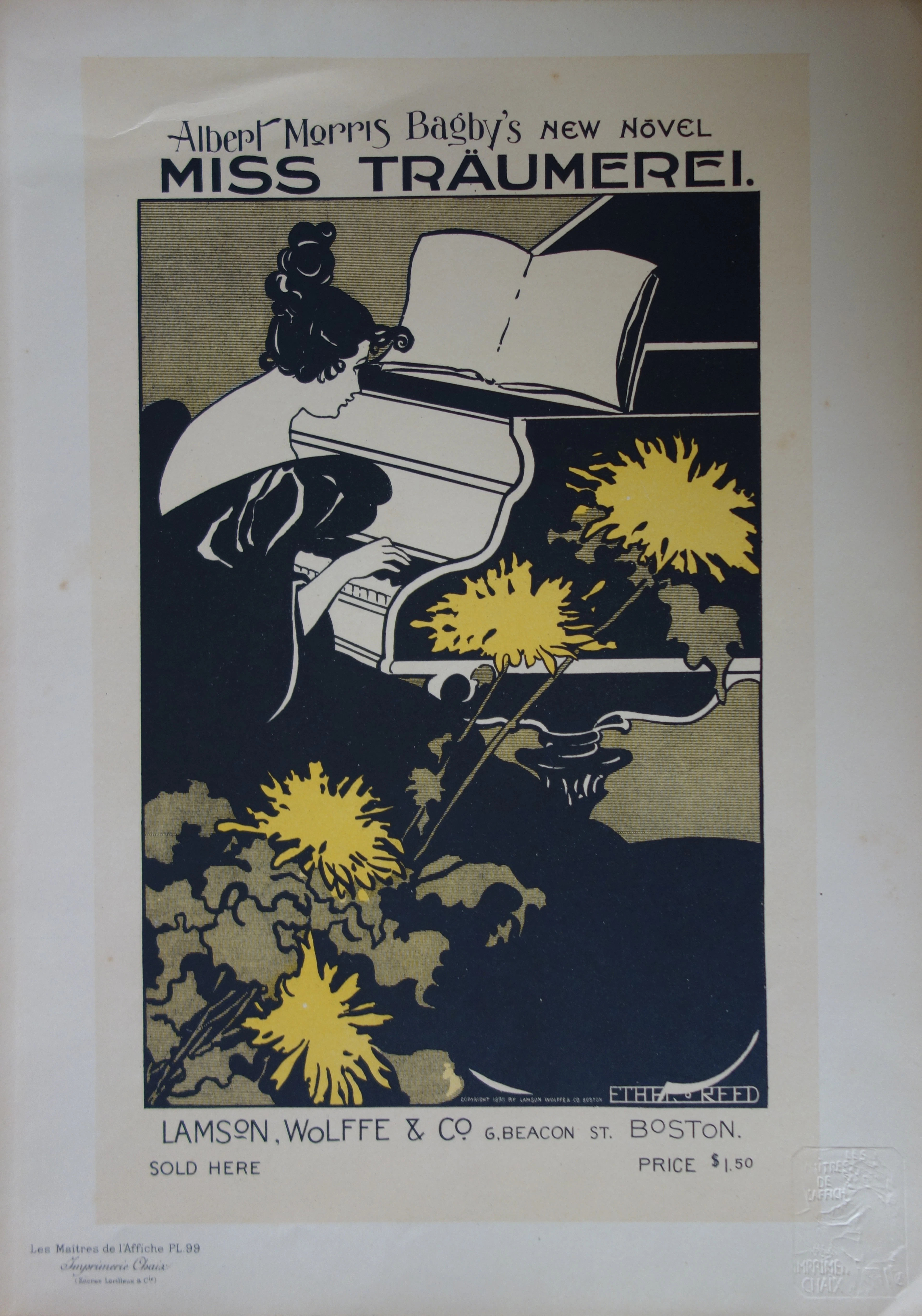 Miss Träumerei, Lithographie originale (1896-1900)
