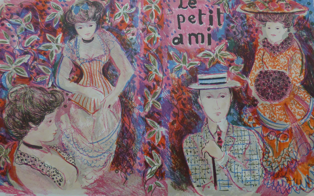 Emilio GRAU-SALA - Le Petit Ami, 1960 - Lithographie originale signée au crayon