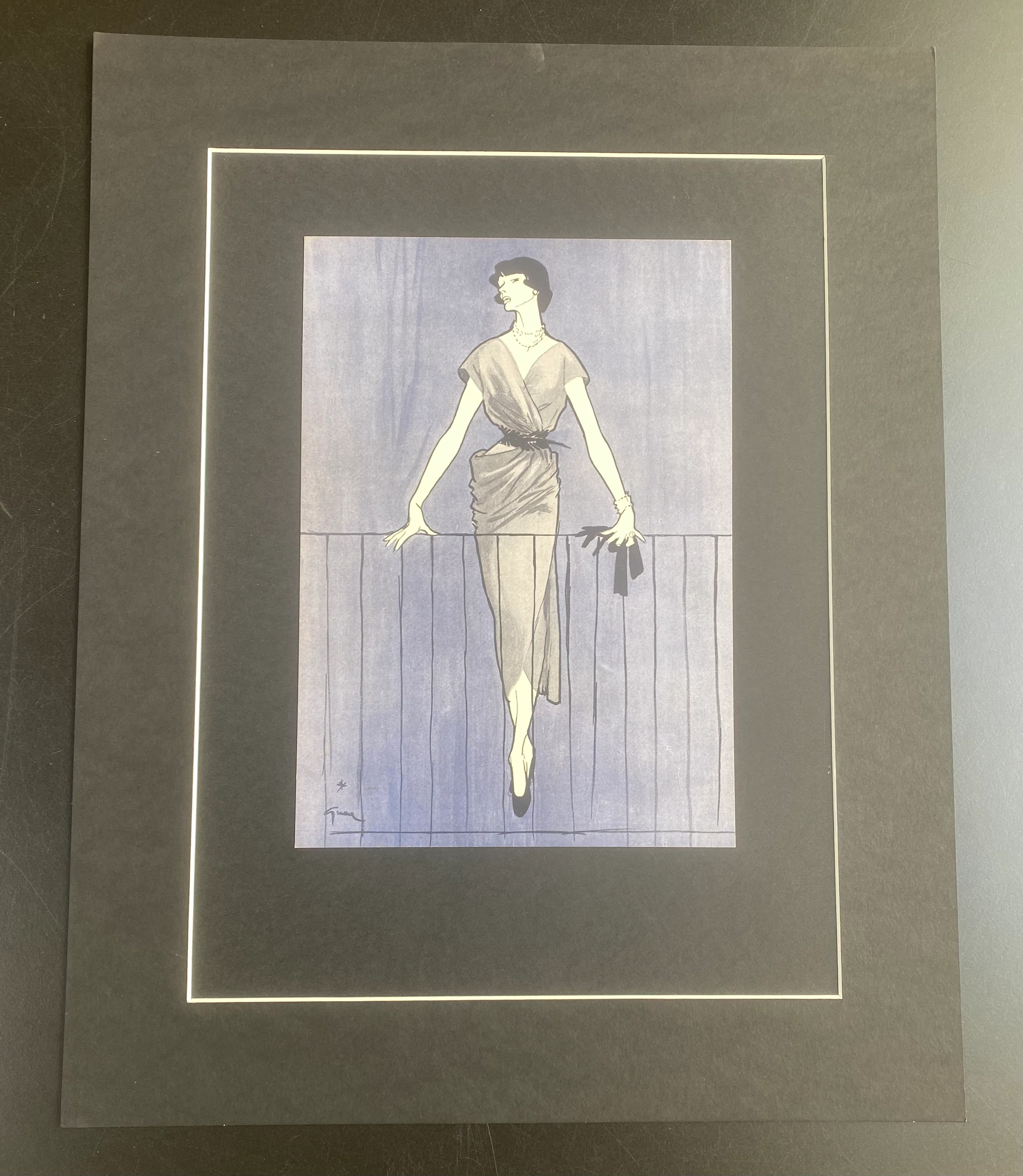 René Gruau - Illustration de mode pour Marcel Rochas