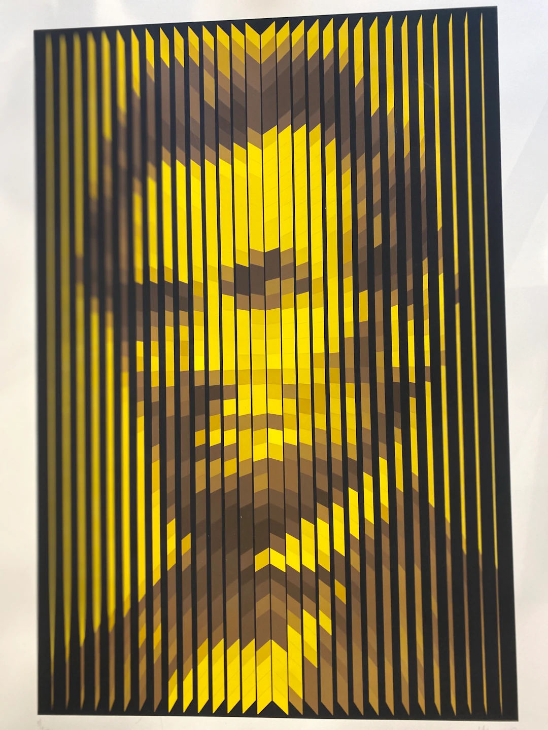 YVARAL - "Abraham Lincoln" - Sérigraphie en couleurs