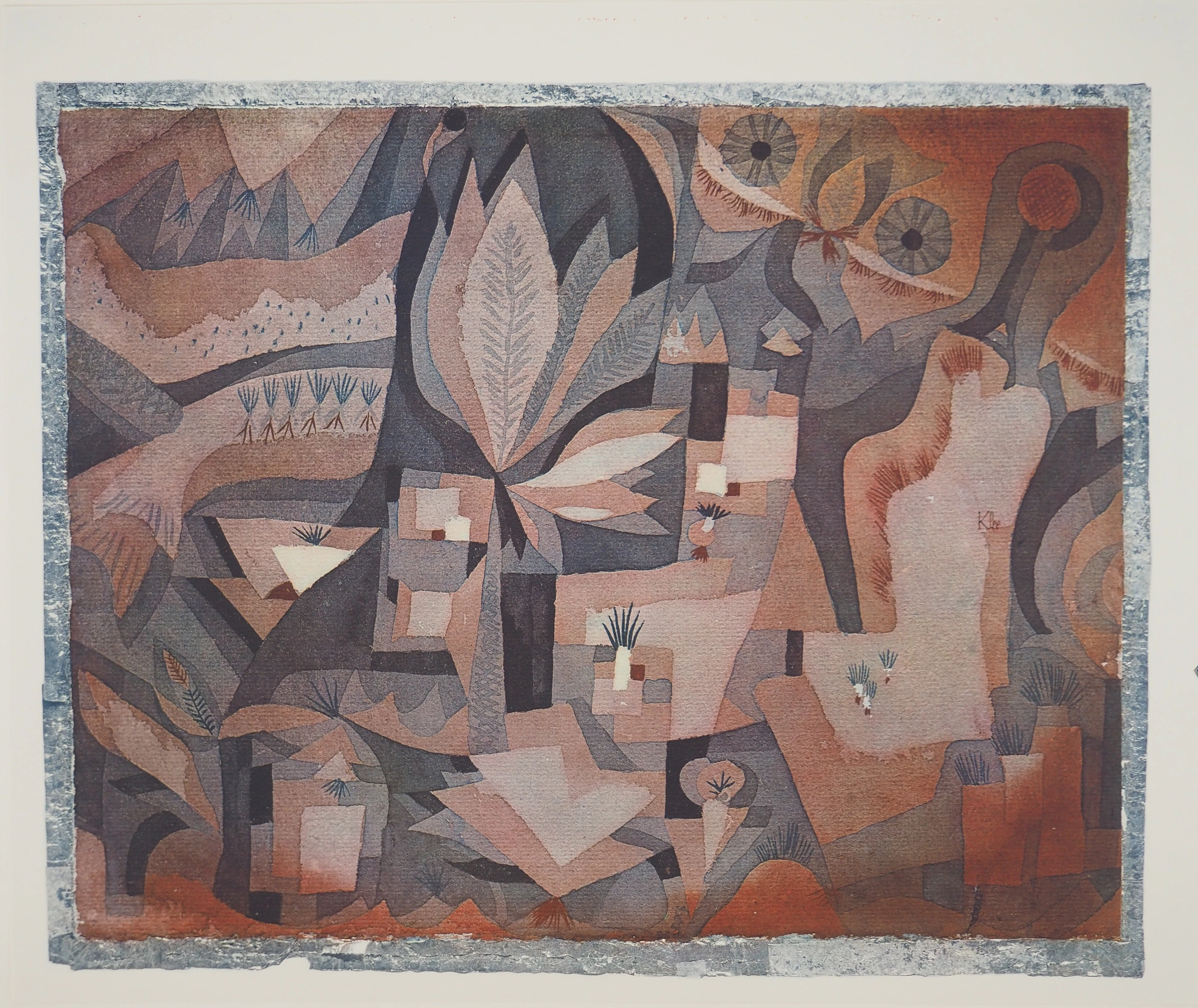 Paul KLEE : Jardin fleuri, Héliogravure