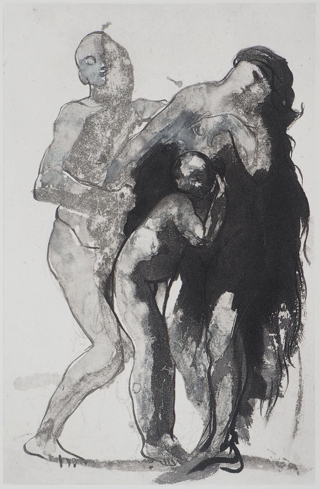 Auguste RODIN : Pastorale, Gravure
