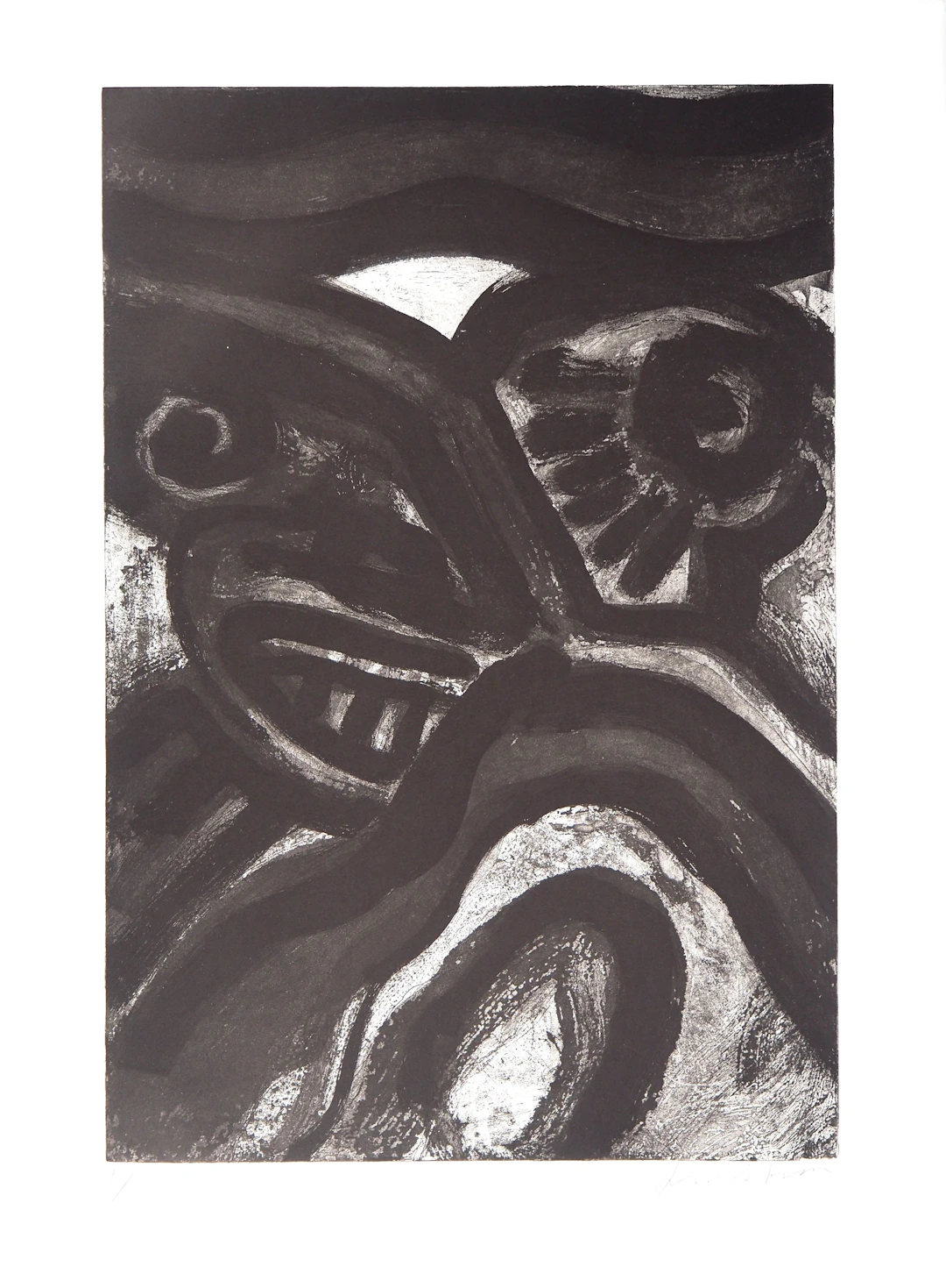 Bengt LINDSTROM : Rencontre, Gravure originale signée