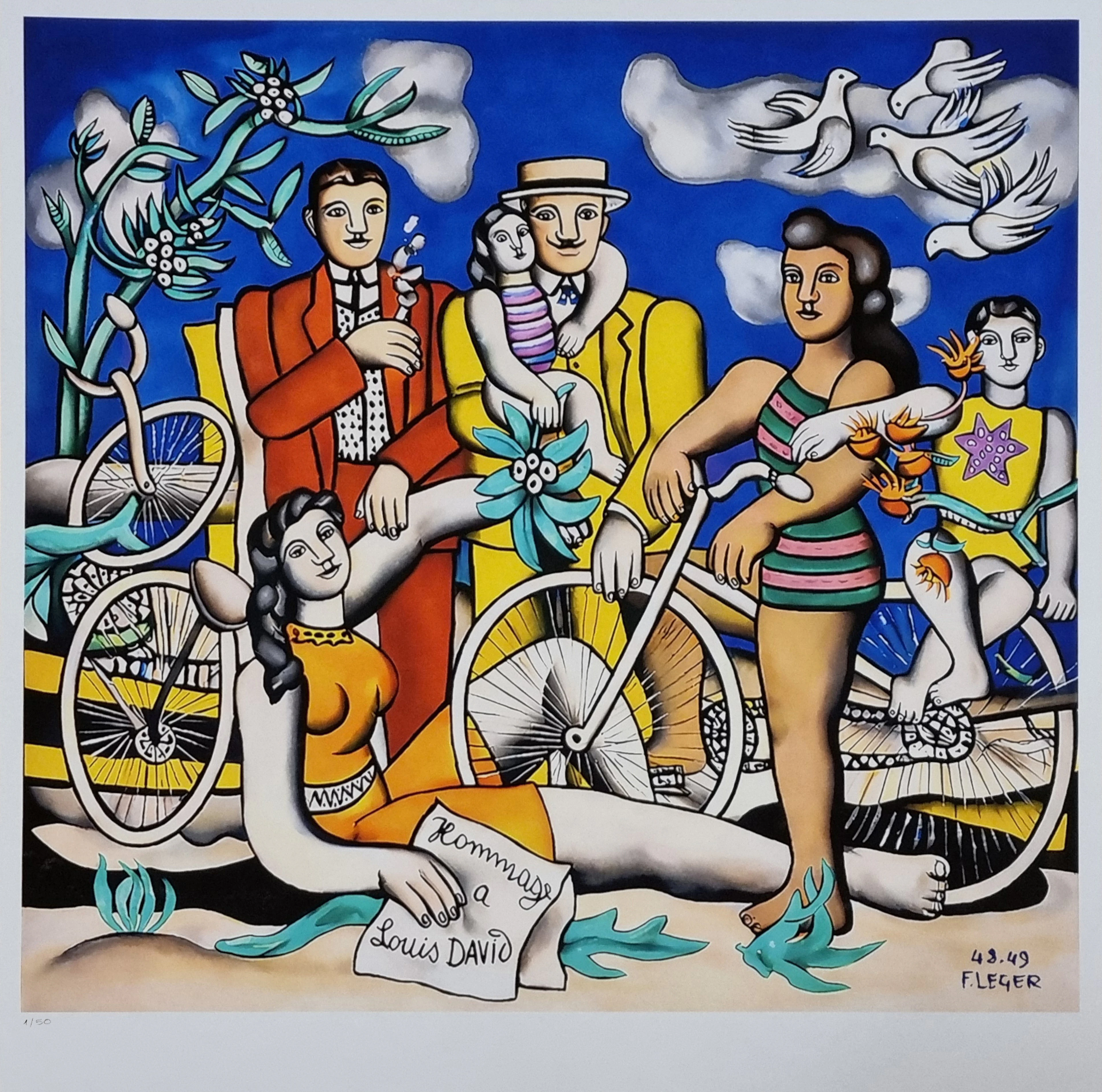 Fernand Léger (d’après), Les Loisirs , sérigraphie 1/50
