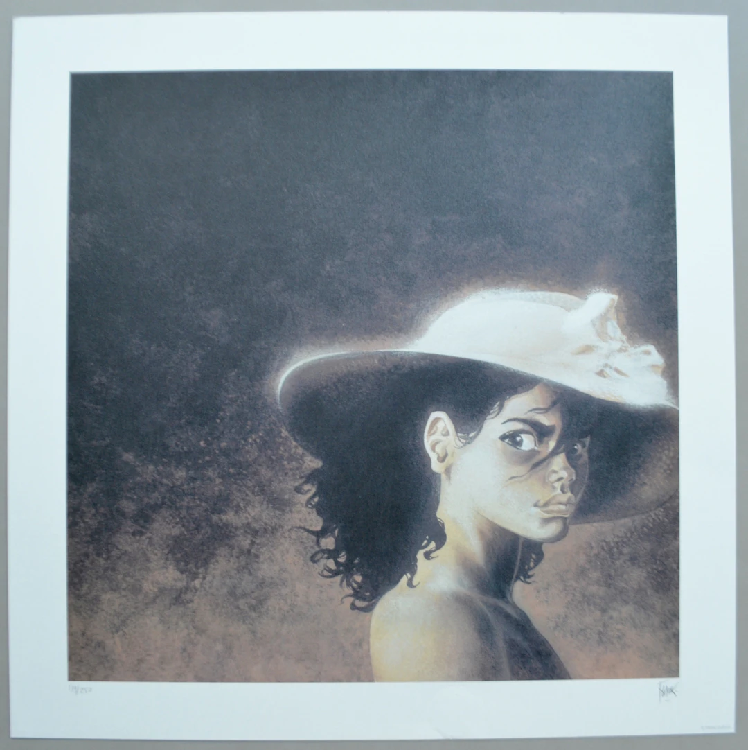 Frank Pé - Manon Zoo Chapeau, 2002 - Affiche signée