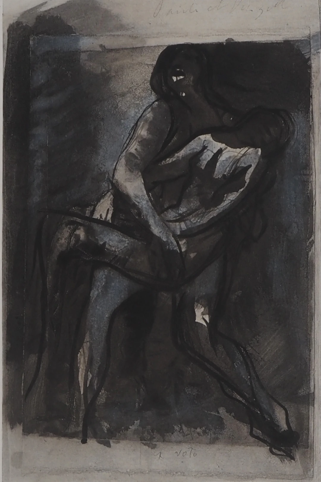 Auguste RODIN : Le tango amoureux, Gravure