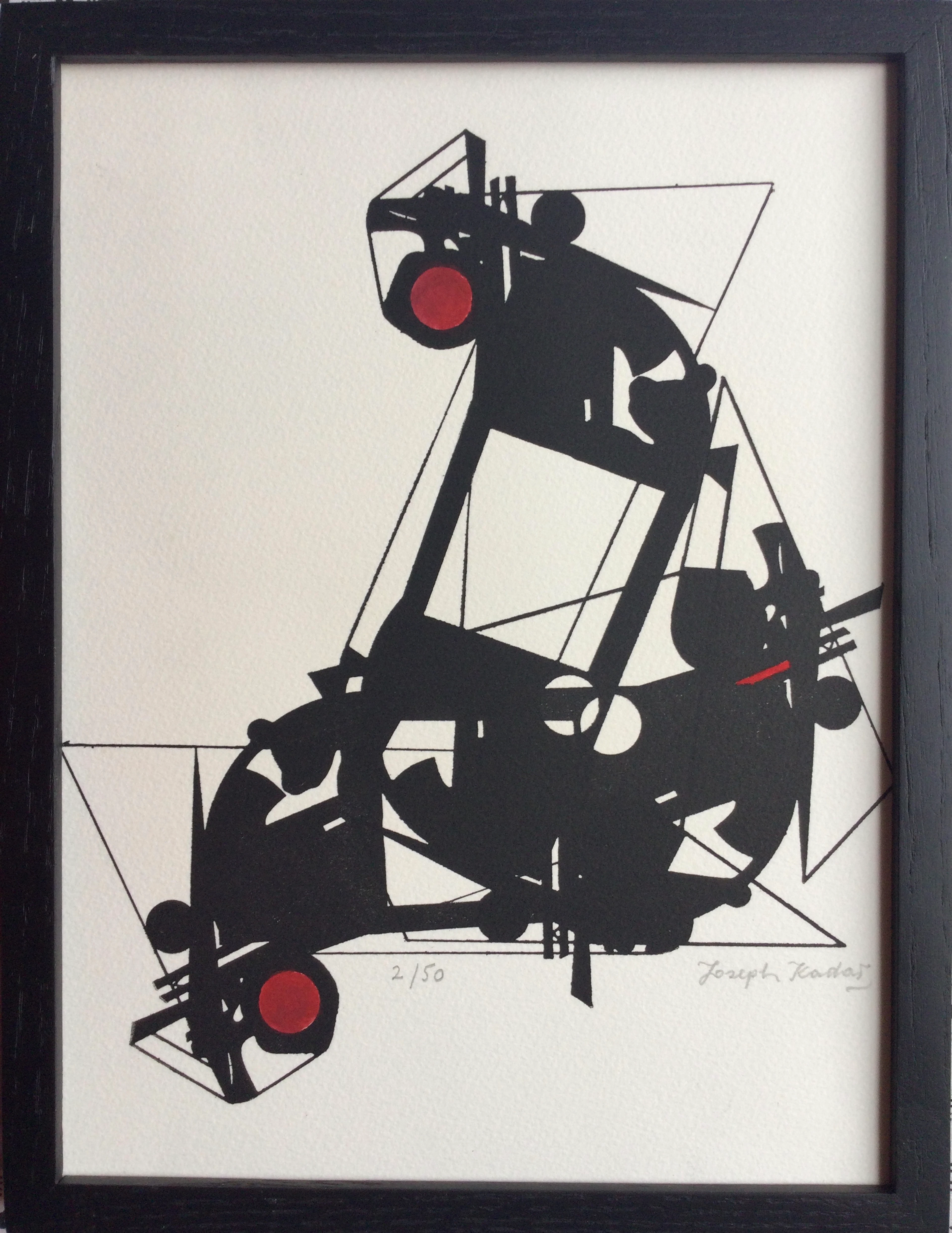 Joseph KADAR - Composition - Sérigraphie originale signée à la main