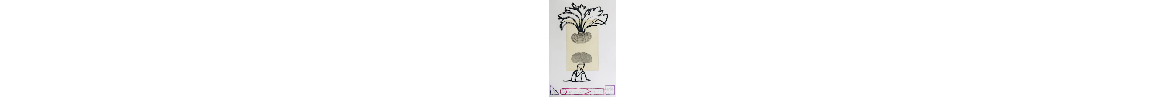 Pierre ALECHINSKY - Panaches, Flora Danica, 1991 - Eau-forte originale