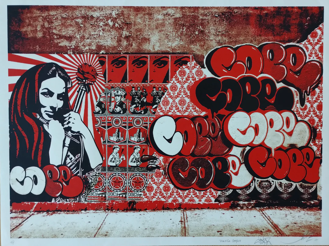 Shepard FAIREY (Obey) - Obey X Cope2 X Cooper, 2011 - Sérigraphie