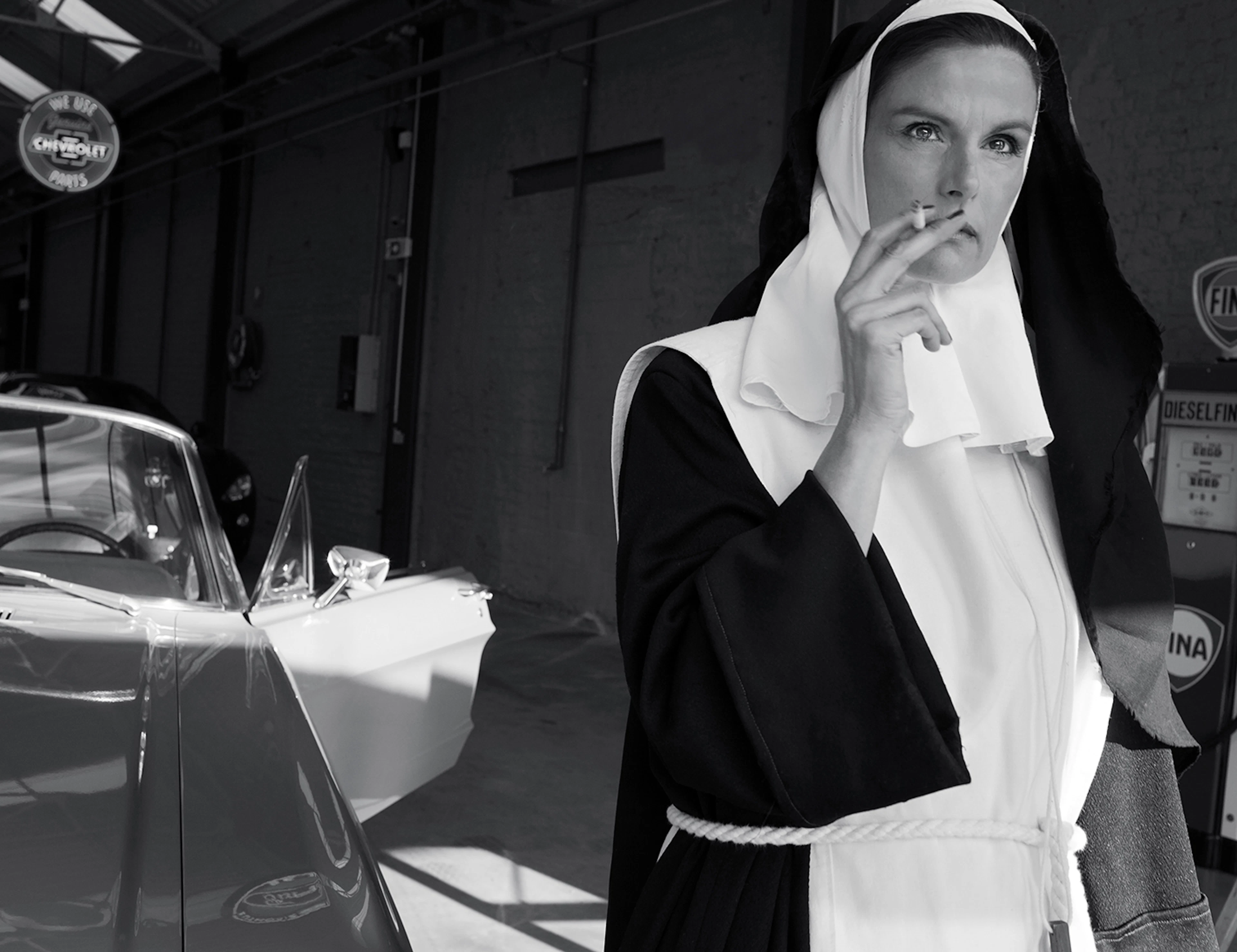 ALAIN DAUSSIN - Nun, 2019 - Photographie