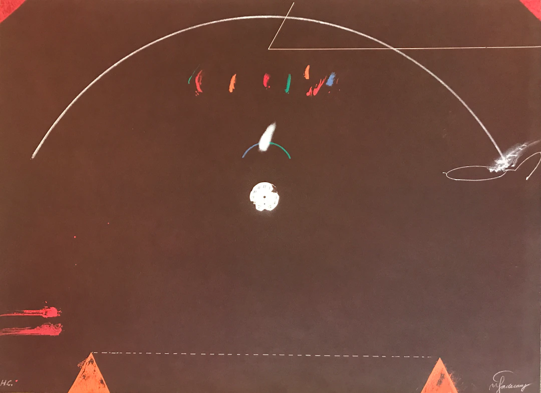 Joan-Pere VILADECANS - Entrebanc 17, 1975 - Lithographie signée au crayon