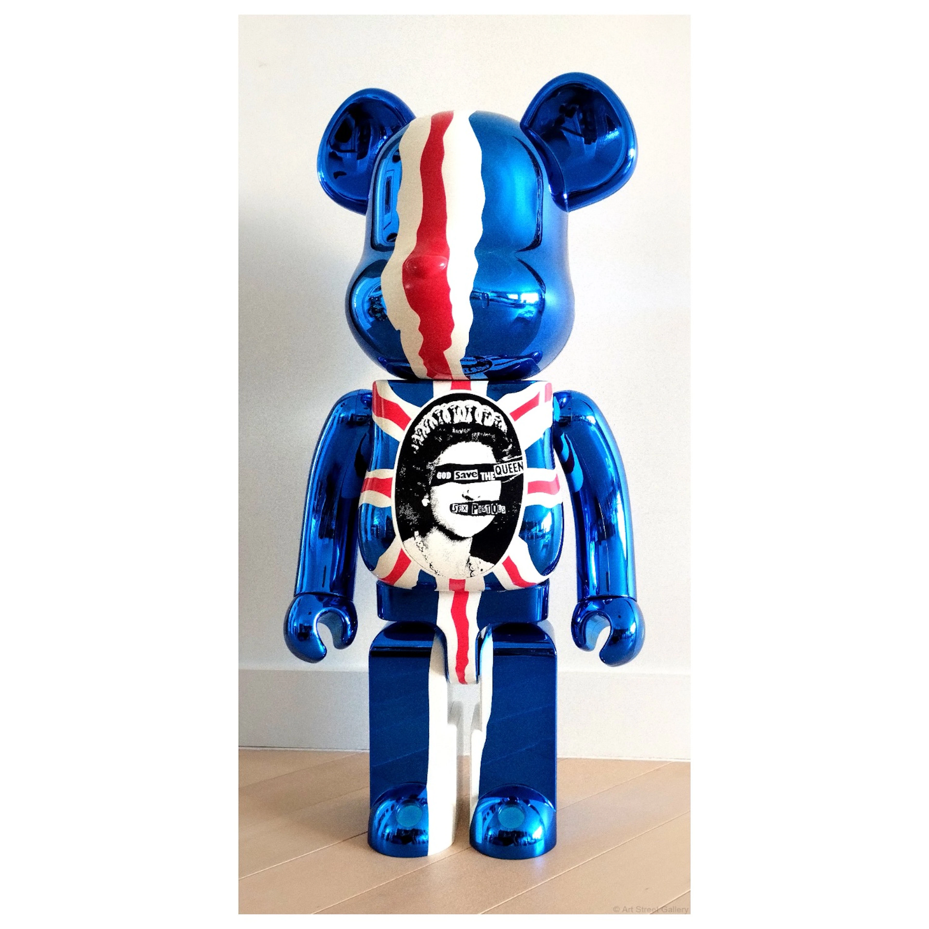 BE@RBRICK - Medicom Toy - Sex Pistols « God Save The Queen » Chrome Ver. 1000%