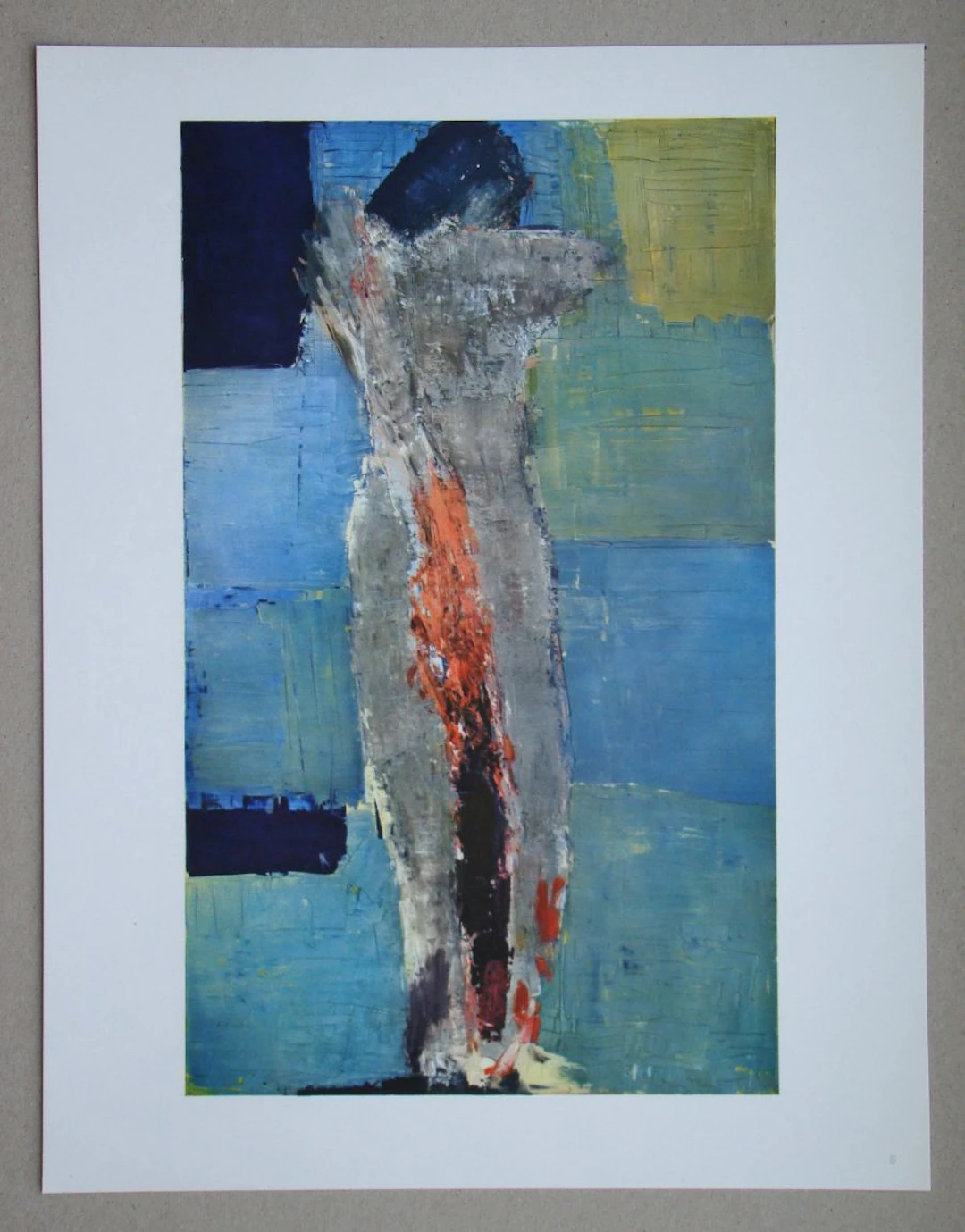 Nicolas DE STAËL (d’après) - Nu debout, 1960 - Lithographie offset