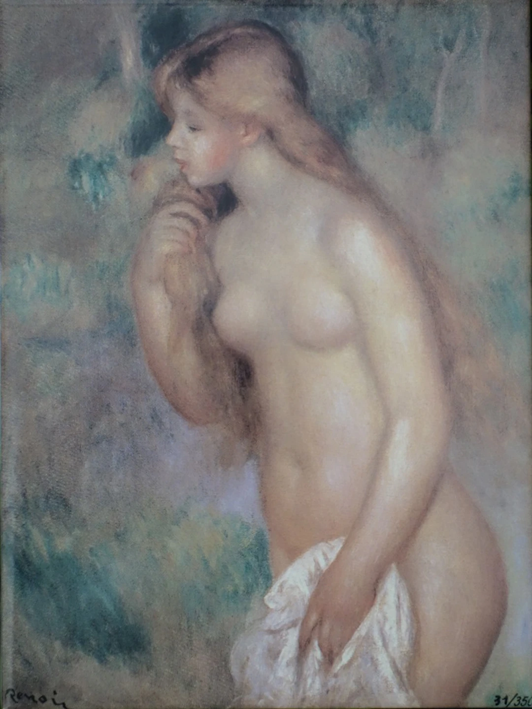 Pierre Auguste RENOIR (d’après) : Baigneuse debout - Sérigraphie signée