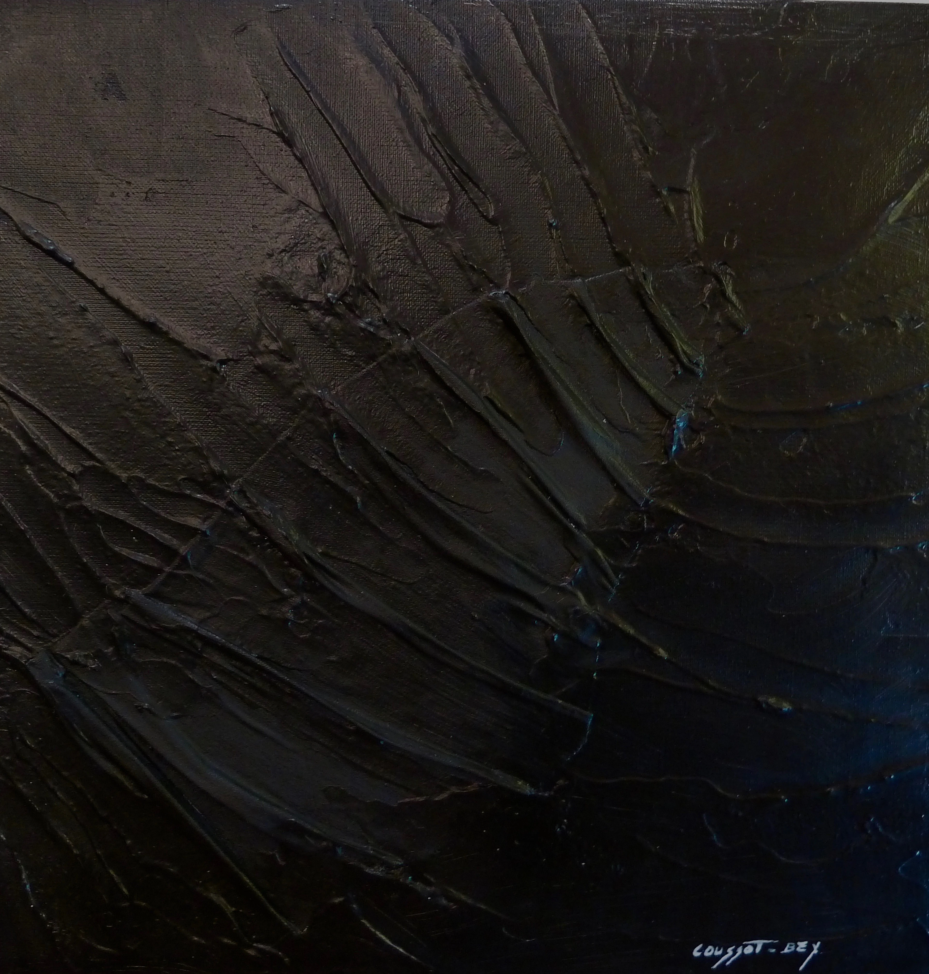 Patrick COUSSOT BEX - PS1, 2018, Peinture signée