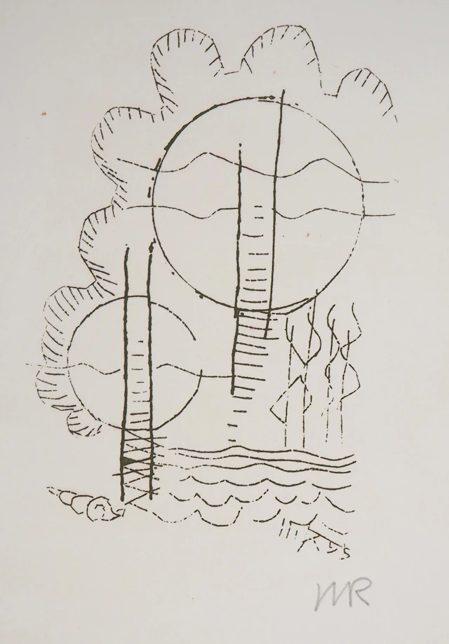 Man RAY : Fleurs oniriques, Hélène, 1969 - Gravure originale signée