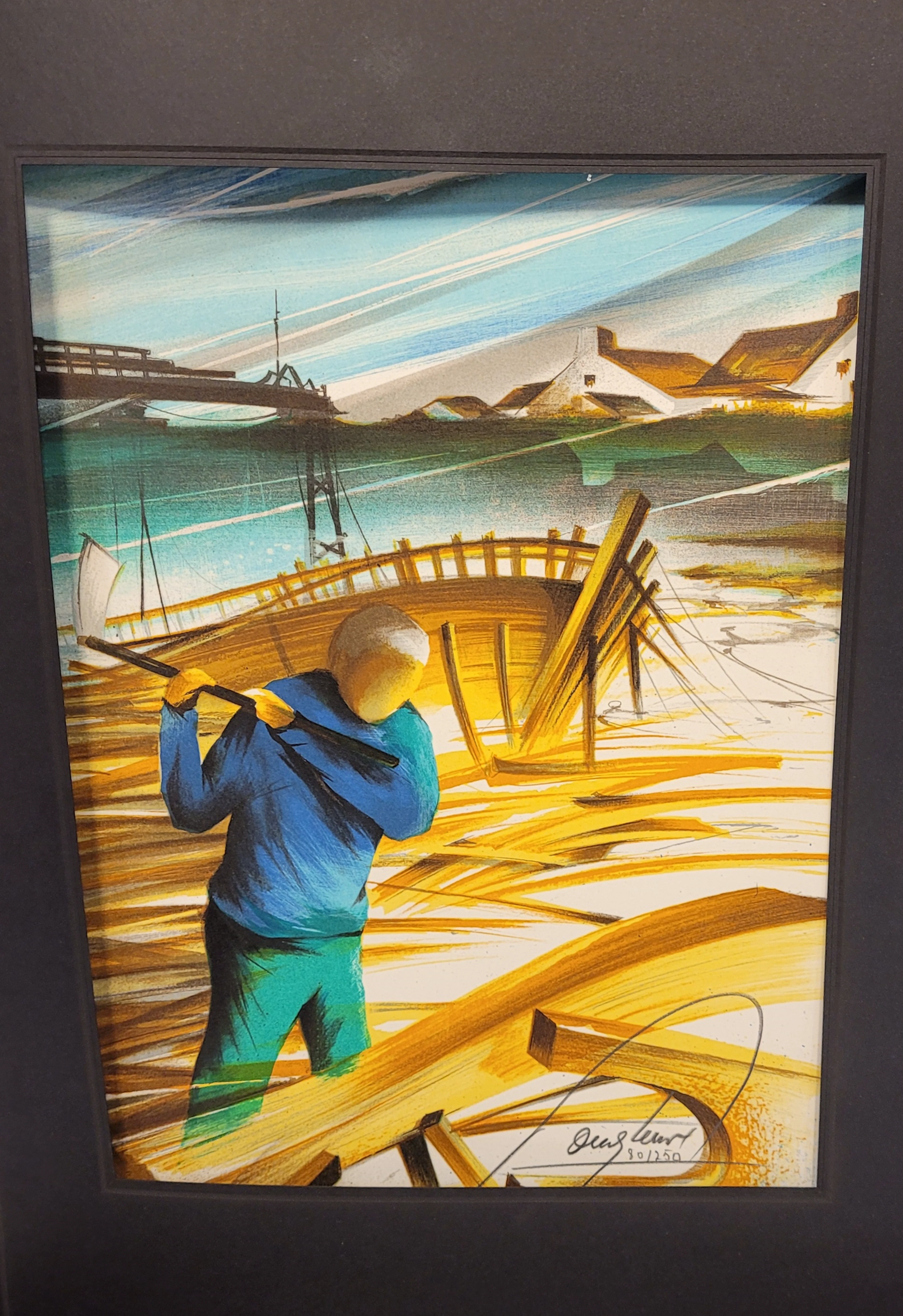 Raymond POULET - Les Vieux Métiers - Le Charpentier de Marine, 1975