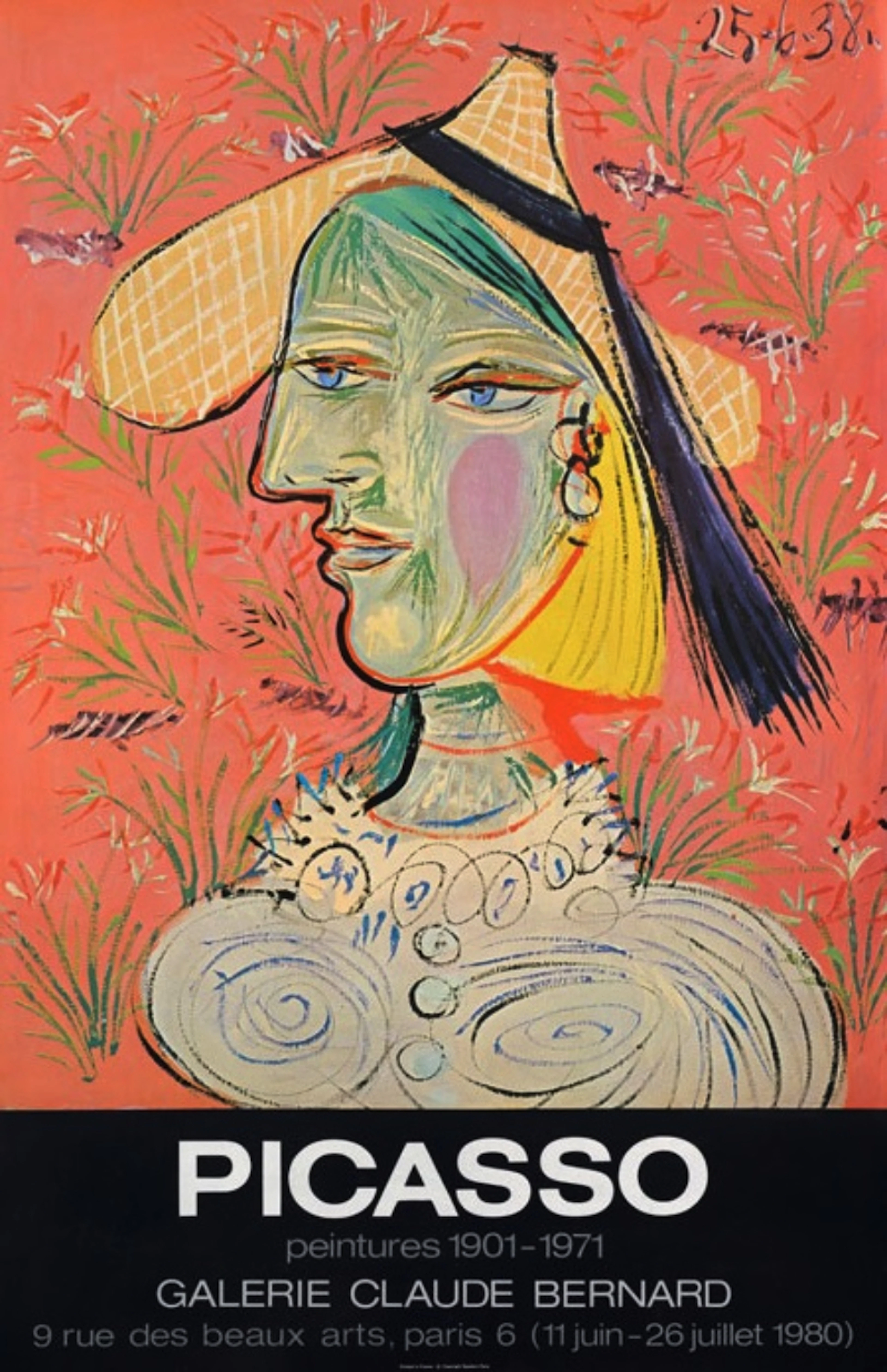 Pablo PICASSO (d’après) - Peintures 1901-1971 - Affiche originale d’exposition