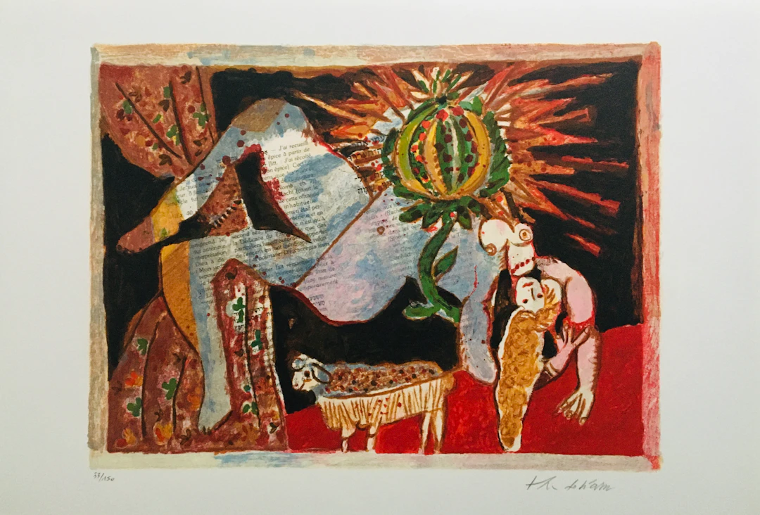 Théo TOBIASSE - Le Cantique des Cantiques II, 2009 - Lithographie