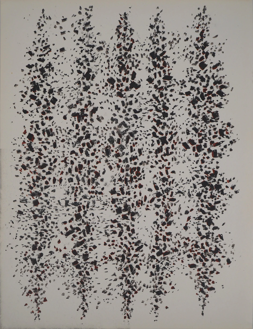 Mark TOBEY - Composition en couleurs, 1955 - Lithographie originale