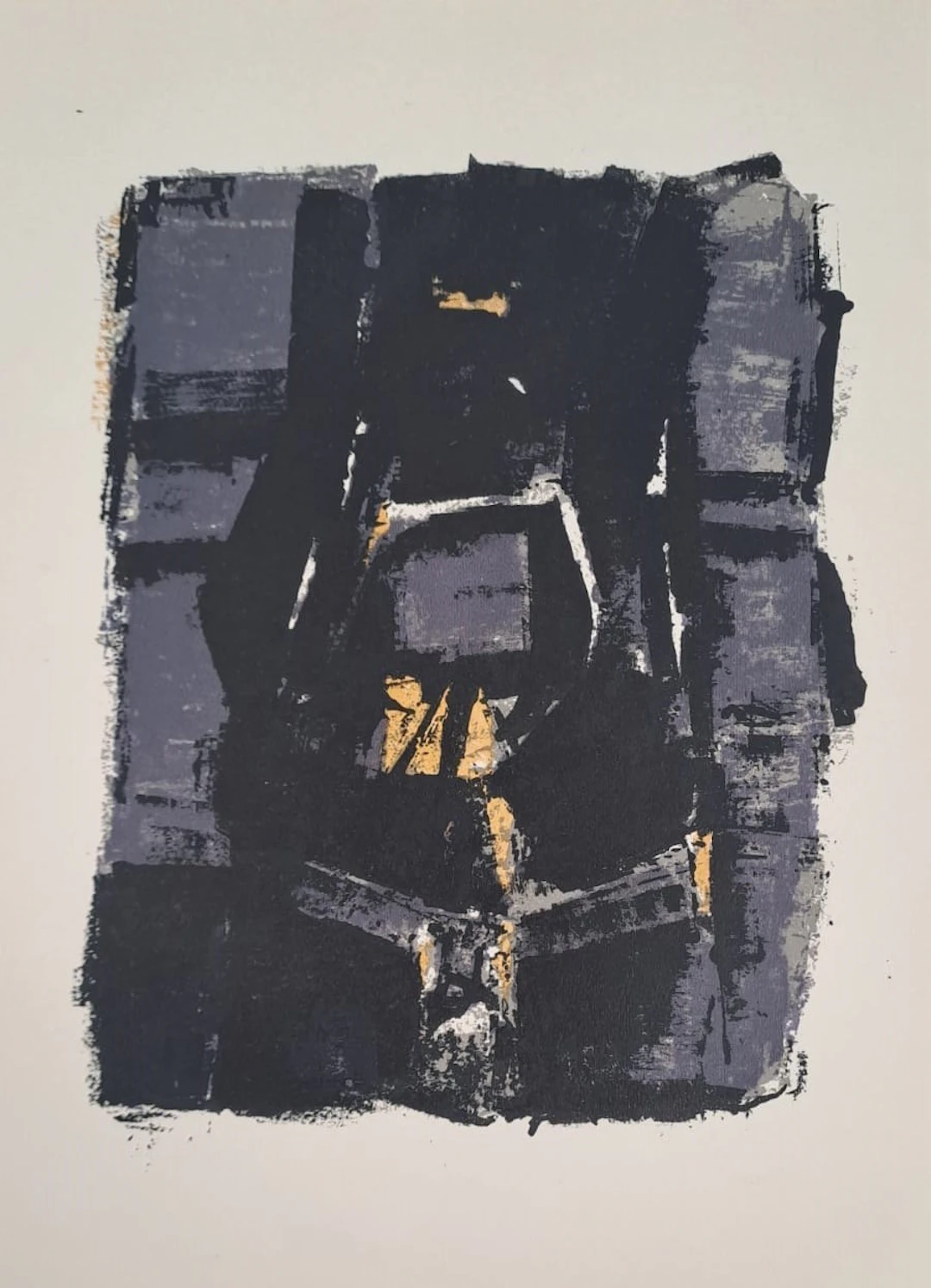 Orlando Pelayo - Composition XIV - Lithographie originale