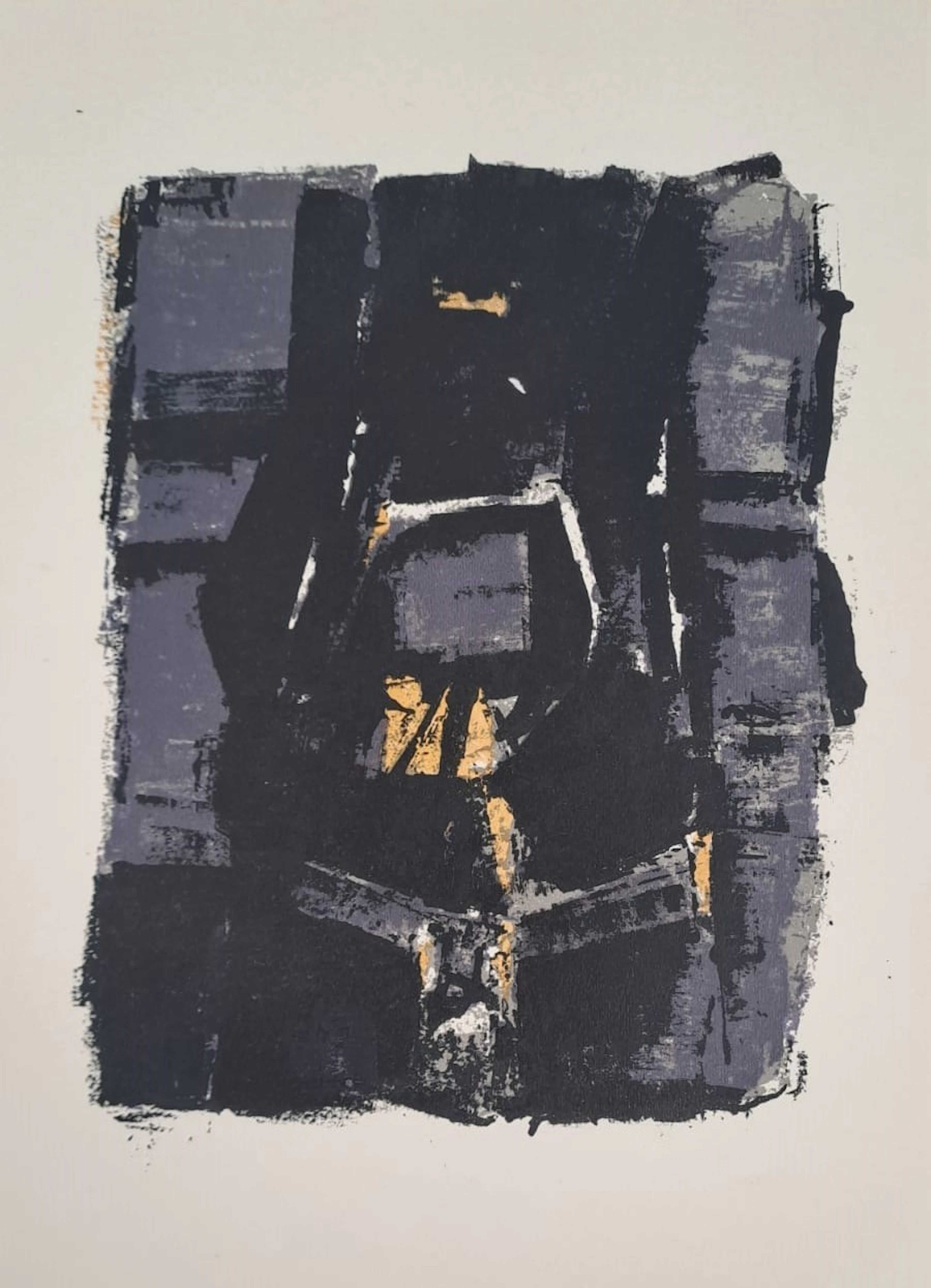 Orlando Pelayo - Composition XIV - Lithographie originale