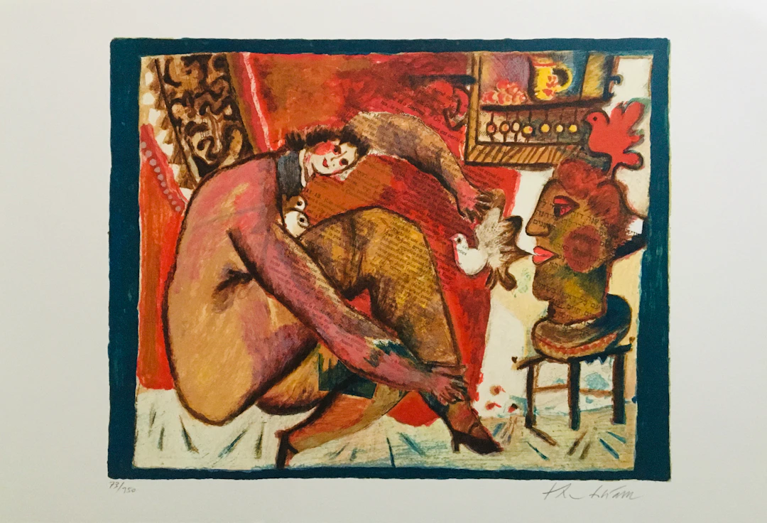 Théo TOBIASSE - Le Cantique des Cantiques XVII, 2009 - Lithographie