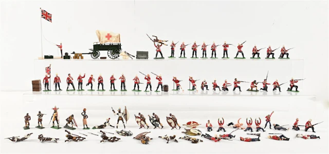TROPHY MINIATURES ZULU WARS LOOSE FIGURE DIORAMA ASSORTMENT