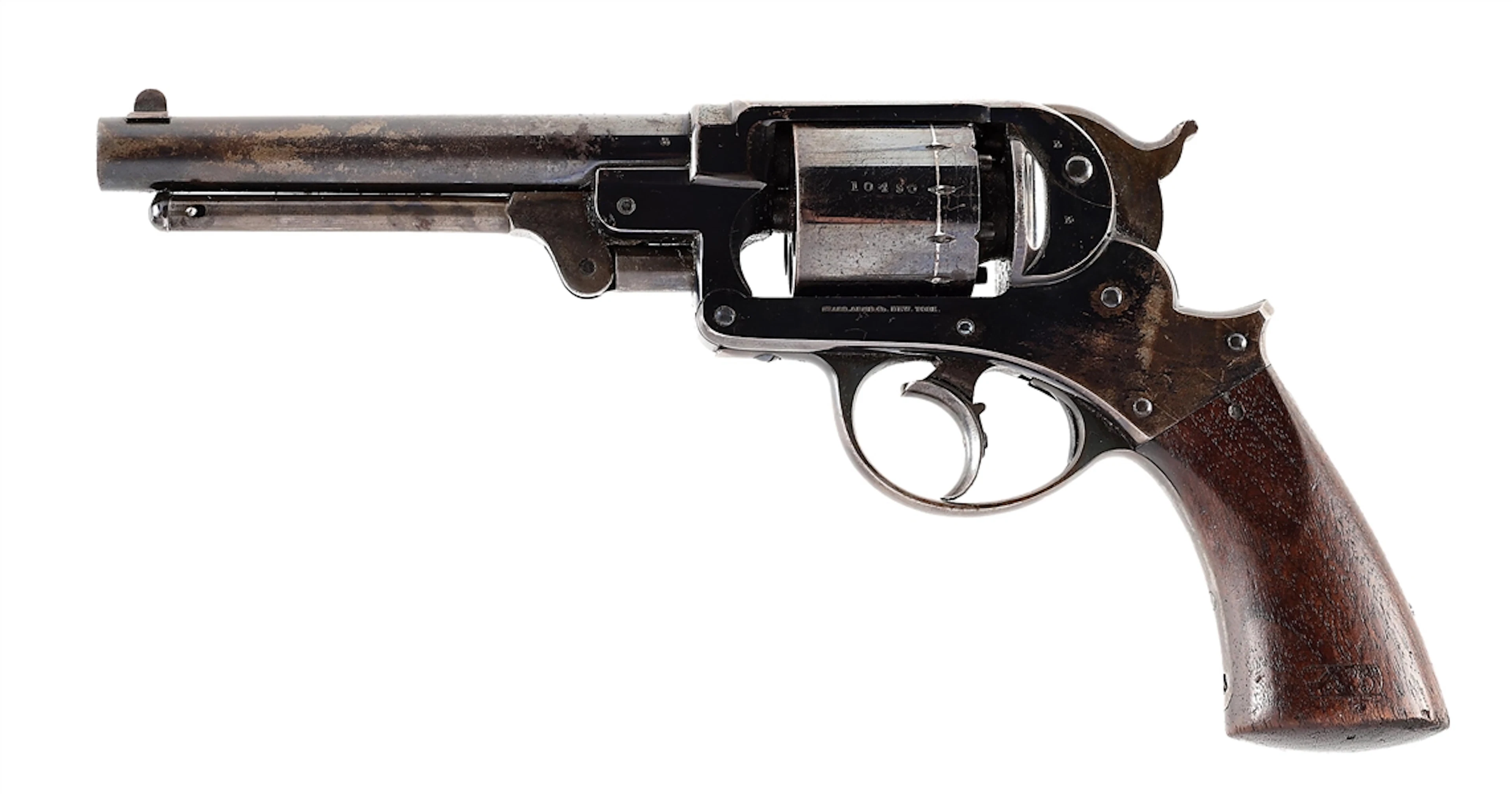 (A) STARR MODEL 1858 ARMY DOUBLE ACTION PERCUSSION REVOLVER